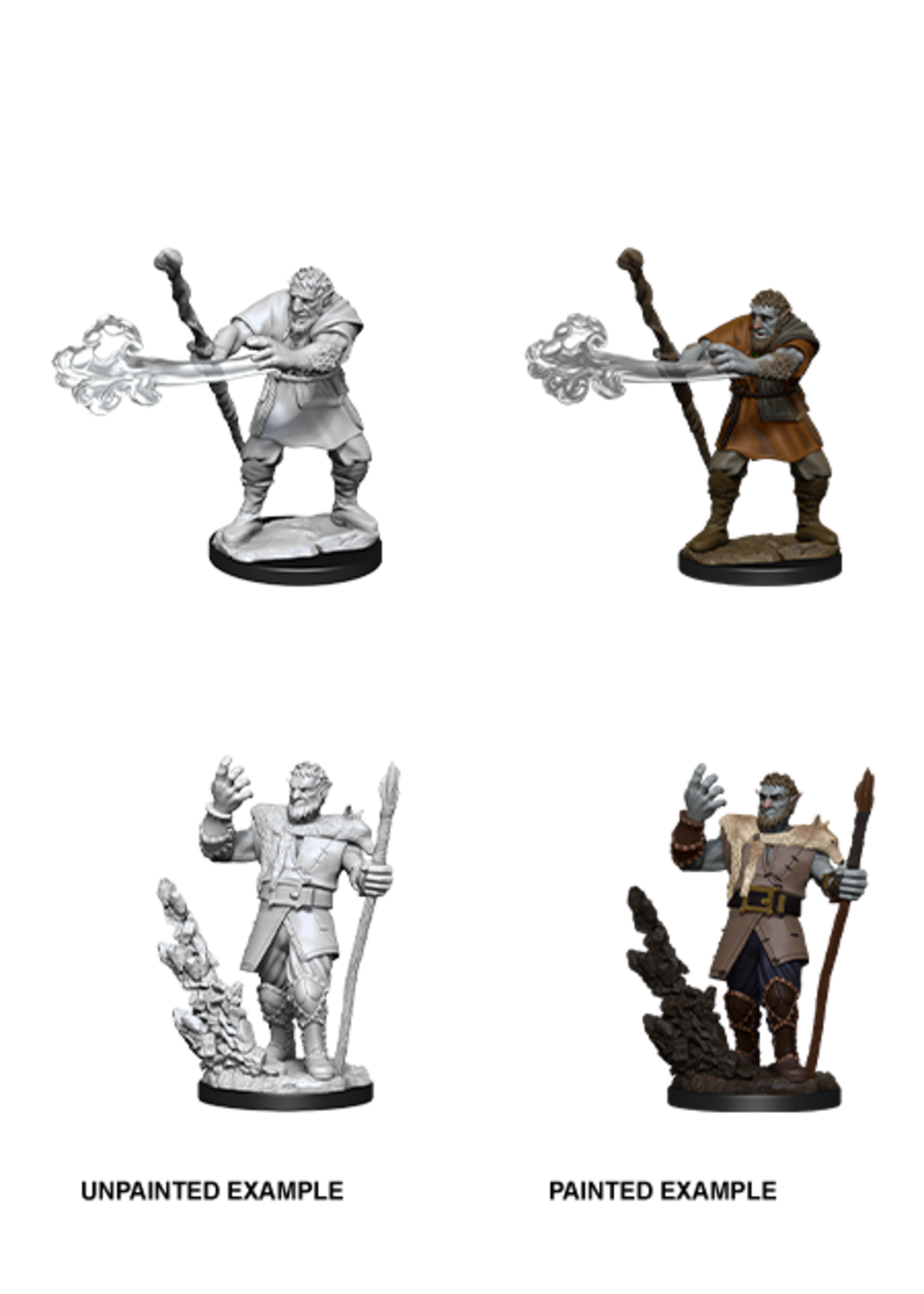 . DND UNPAINTED MINIS WV11 MALE FIRBOLG DRUID
