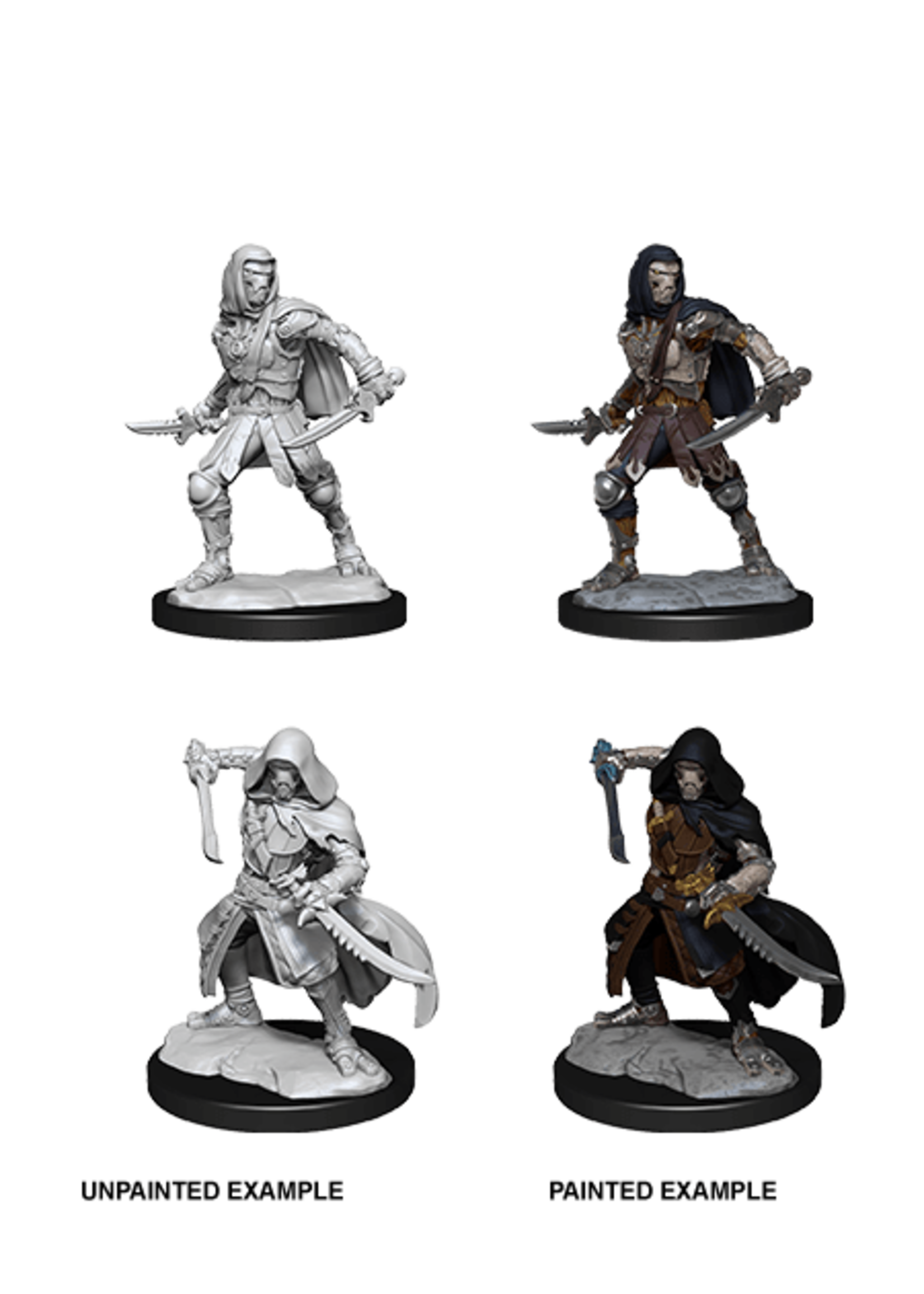 ABRAMS DND UNPAINTED MINIS WV14 WARFORGED ROGUE