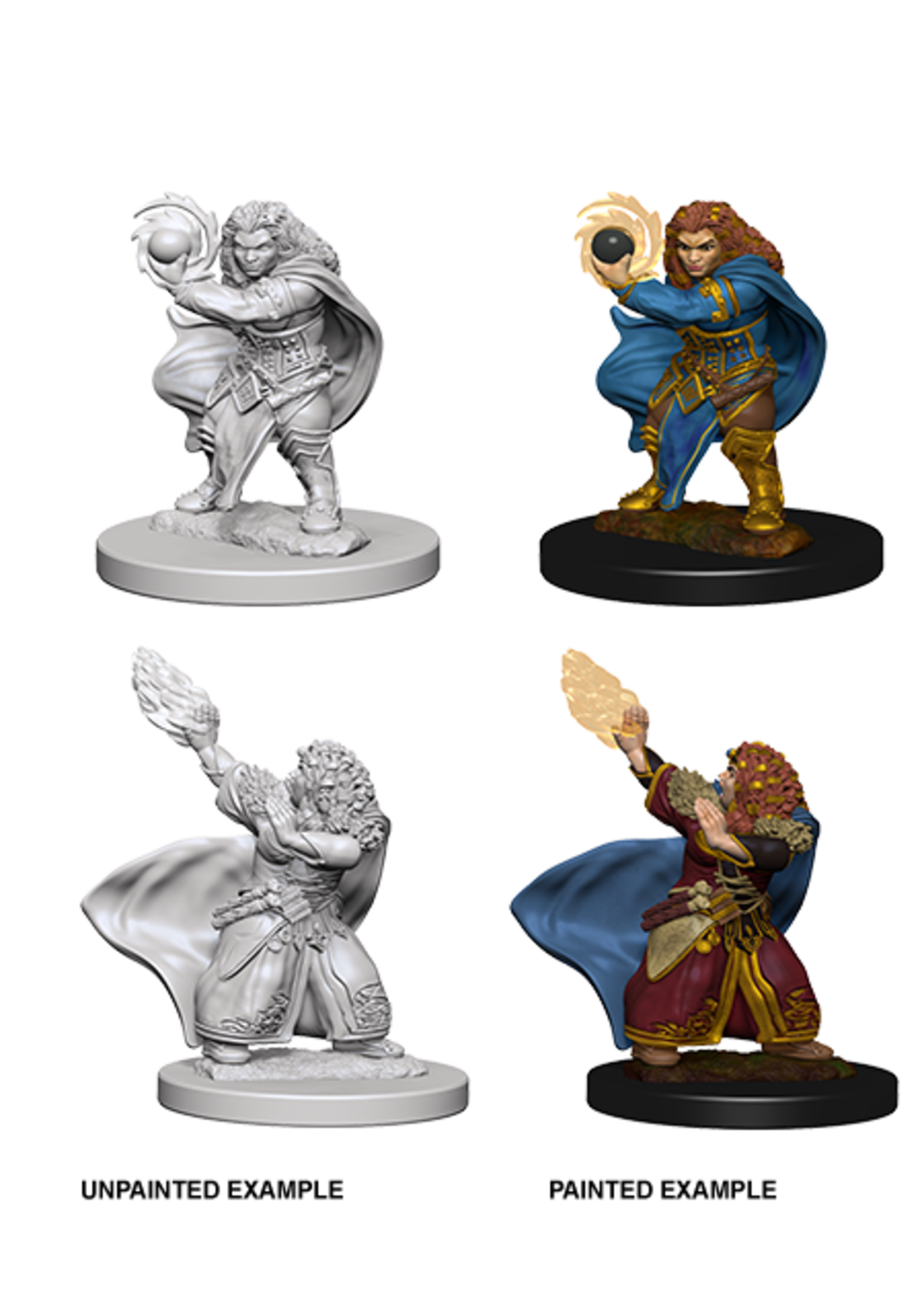 . DND UNPAINTED MINIS WV4 DWARF FEMALE WIZARD