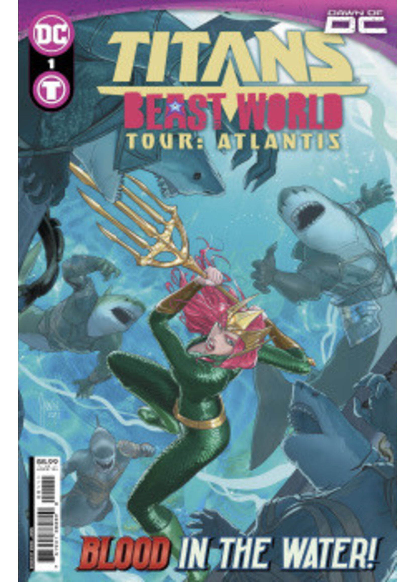 . TITANS BEAST WORLD TOUR complete 5 issue series & bonus