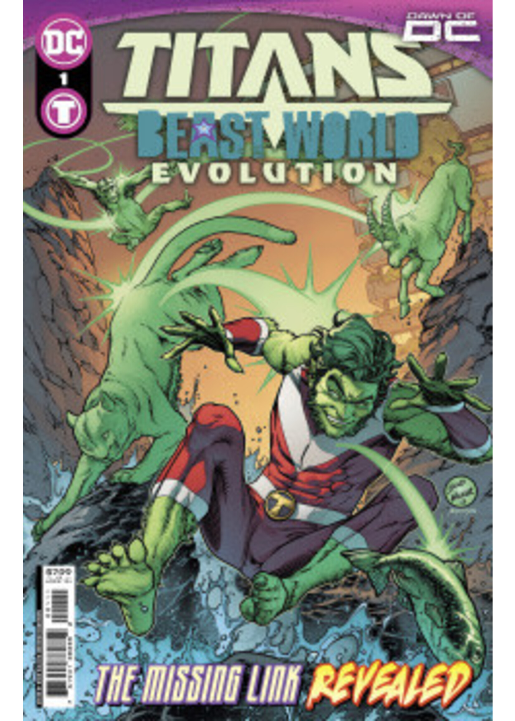 . TITANS BEAST WORLD TOUR complete 5 issue series & bonus