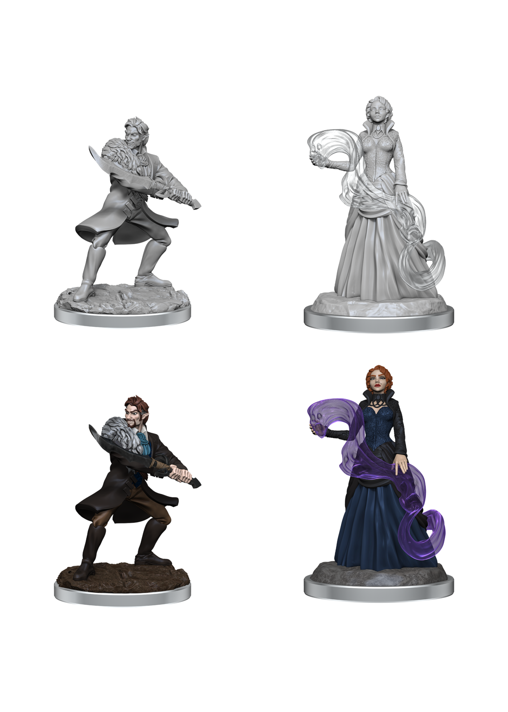 CR UNPAINTED MINIS WV3 VAMPIRE/NECROMANCER NOBLES