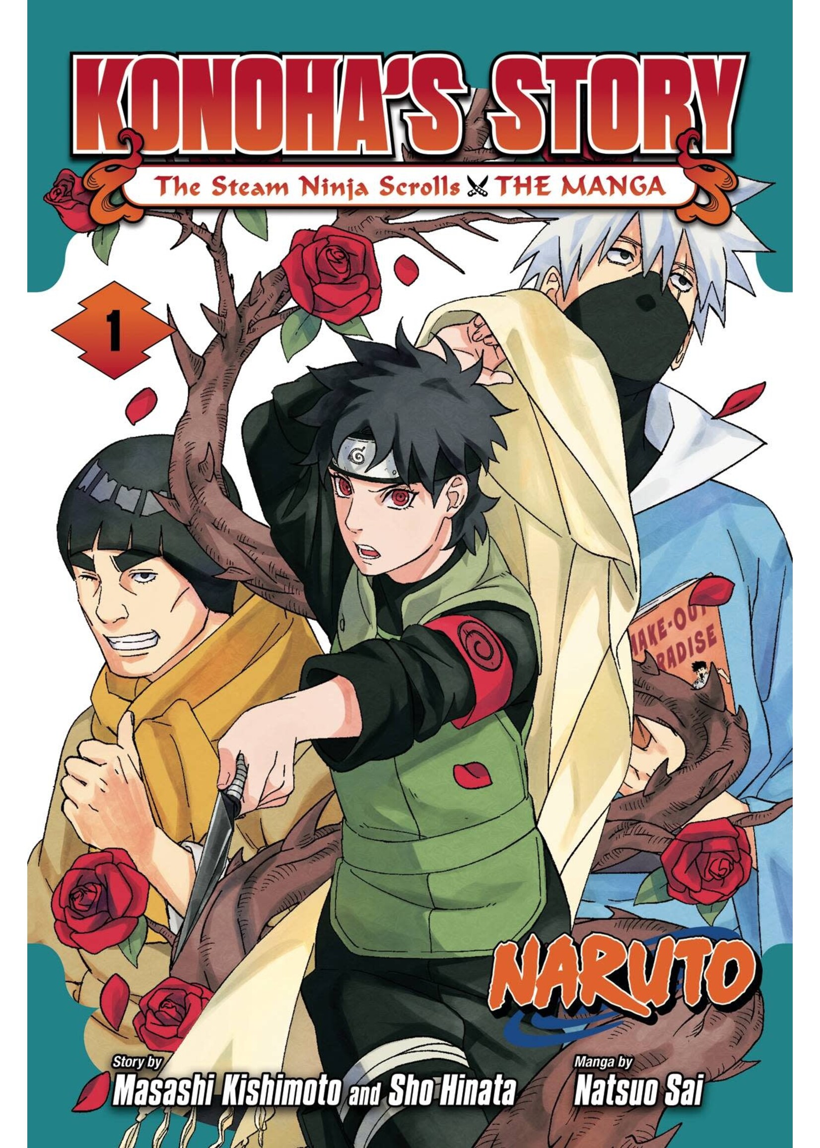 VIZ MEDIA NARUTO KONOHAS STORY STEAM NINJA SCROLLS MANGA GN VOL 01