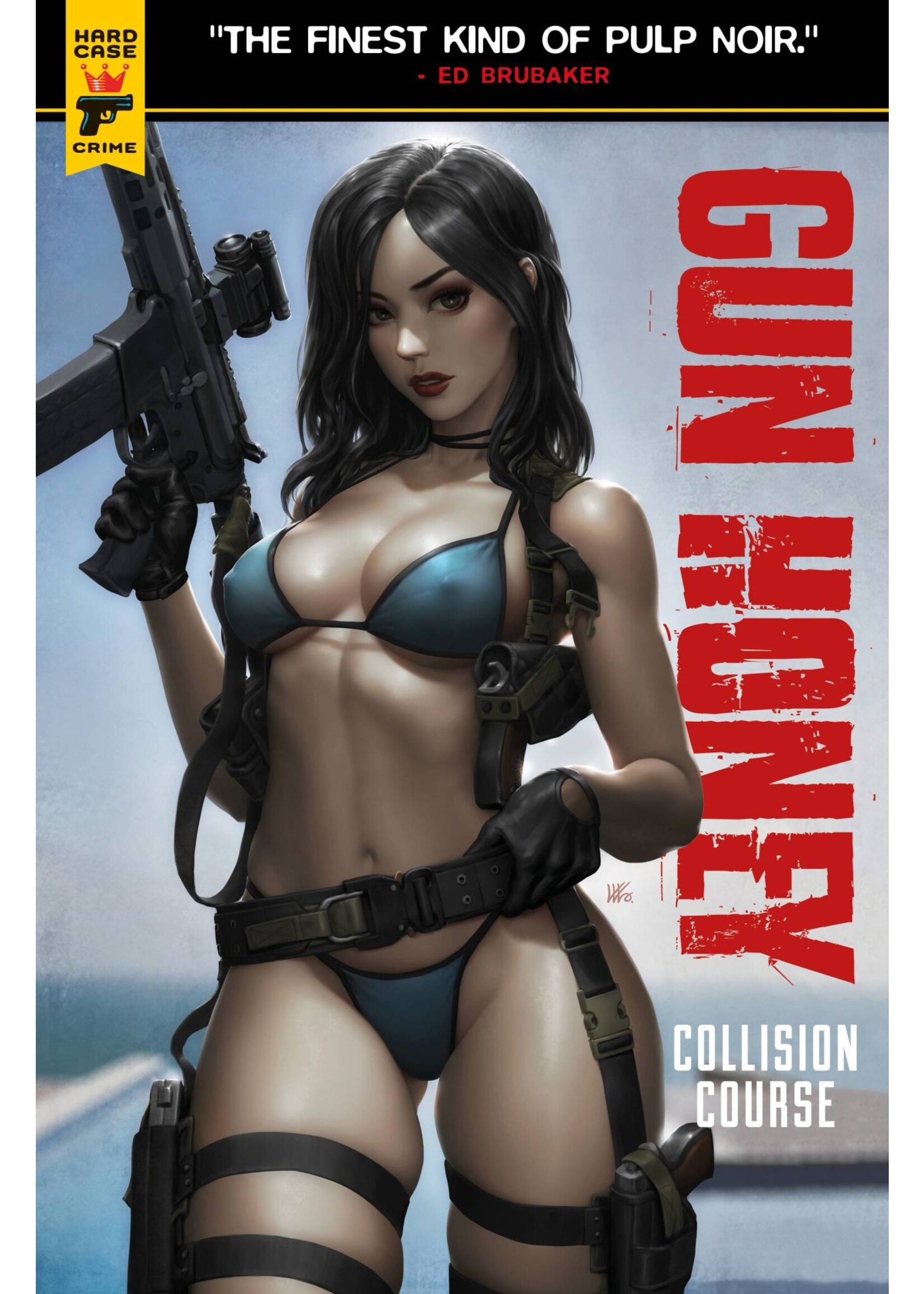 TITAN COMICS GUN HONEY COLLISION COURSE #2 CVR G LIM FOIL (MR)