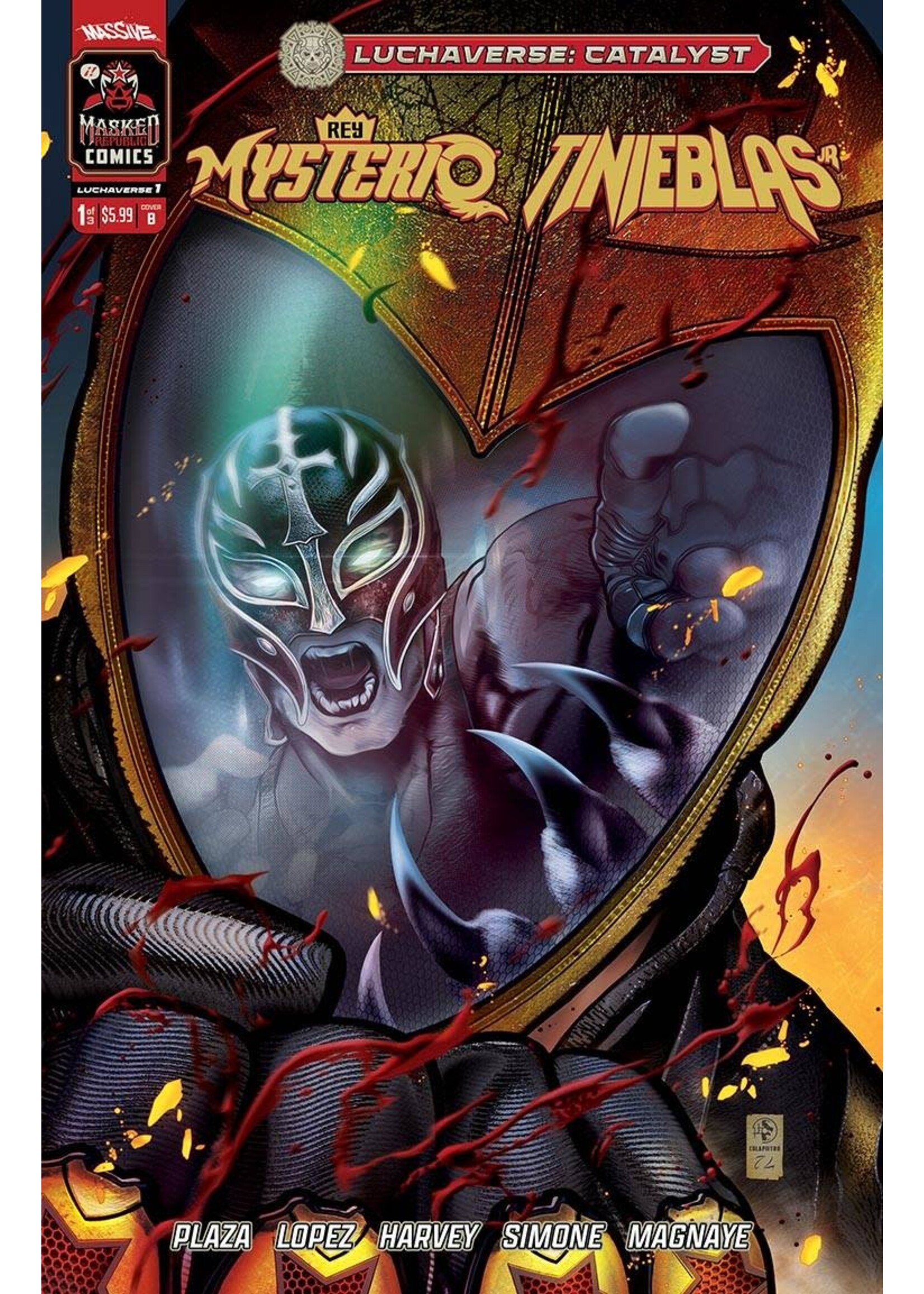 MASSIVE LUCHAVERSE #1 CATALYST CVR B COLAPIETRO CONNECTING (MR)