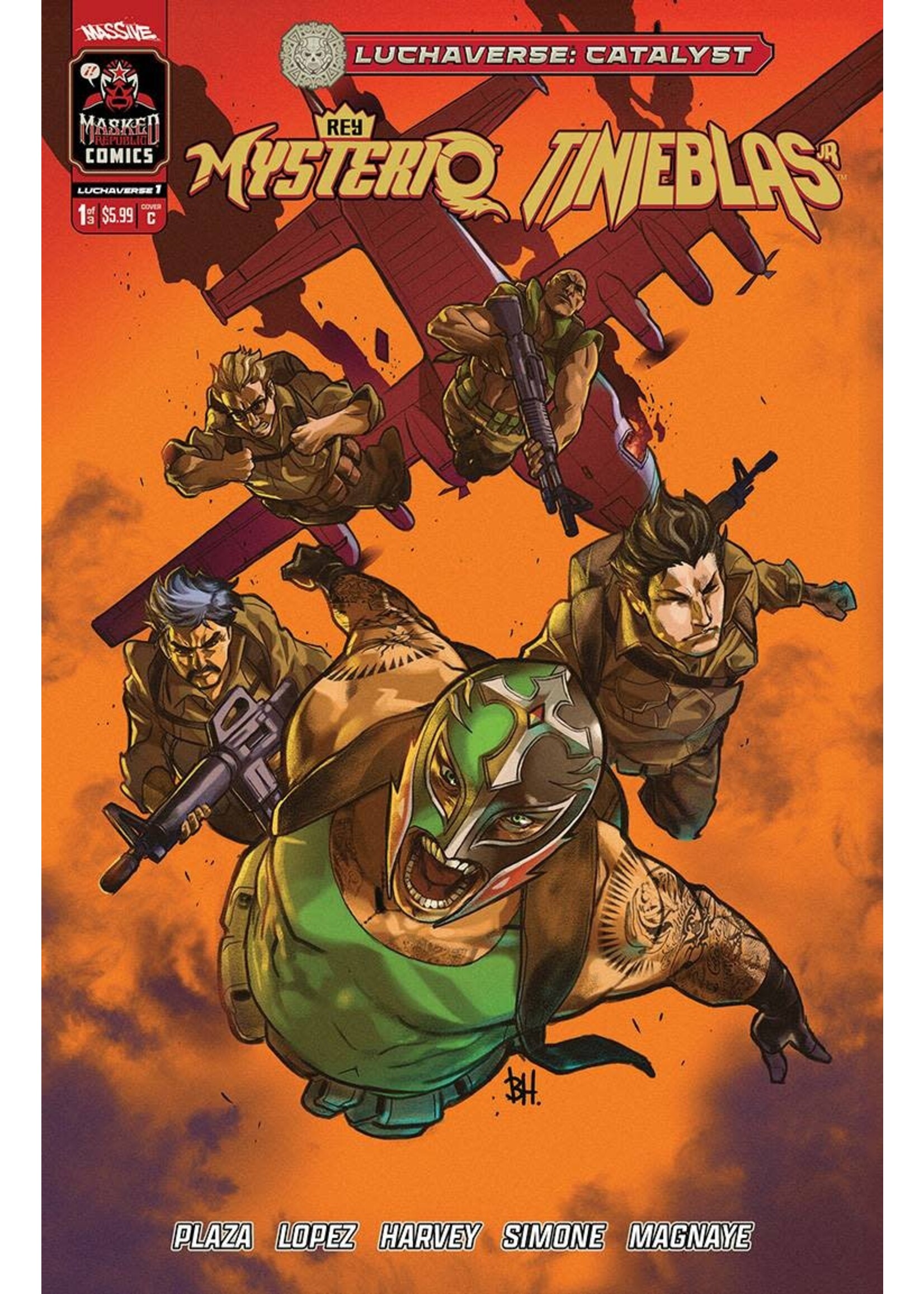 MASSIVE LUCHAVERSE #1 CATALYST CVR C HARVEY REY MYSTERIO VAR (MR)