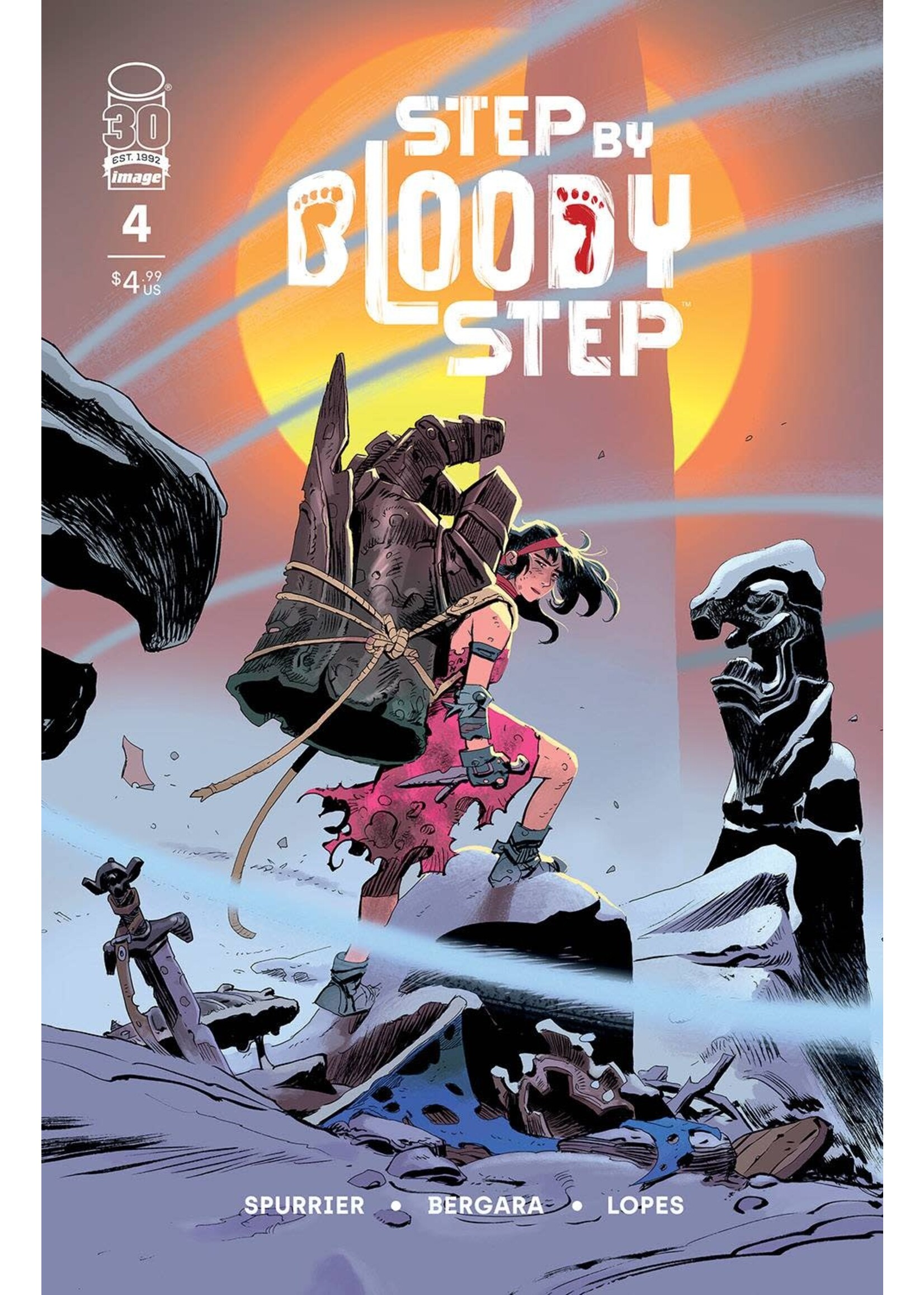 . STEP BY BLOODY STEP #4 (OF 4) CVR A BERGARA