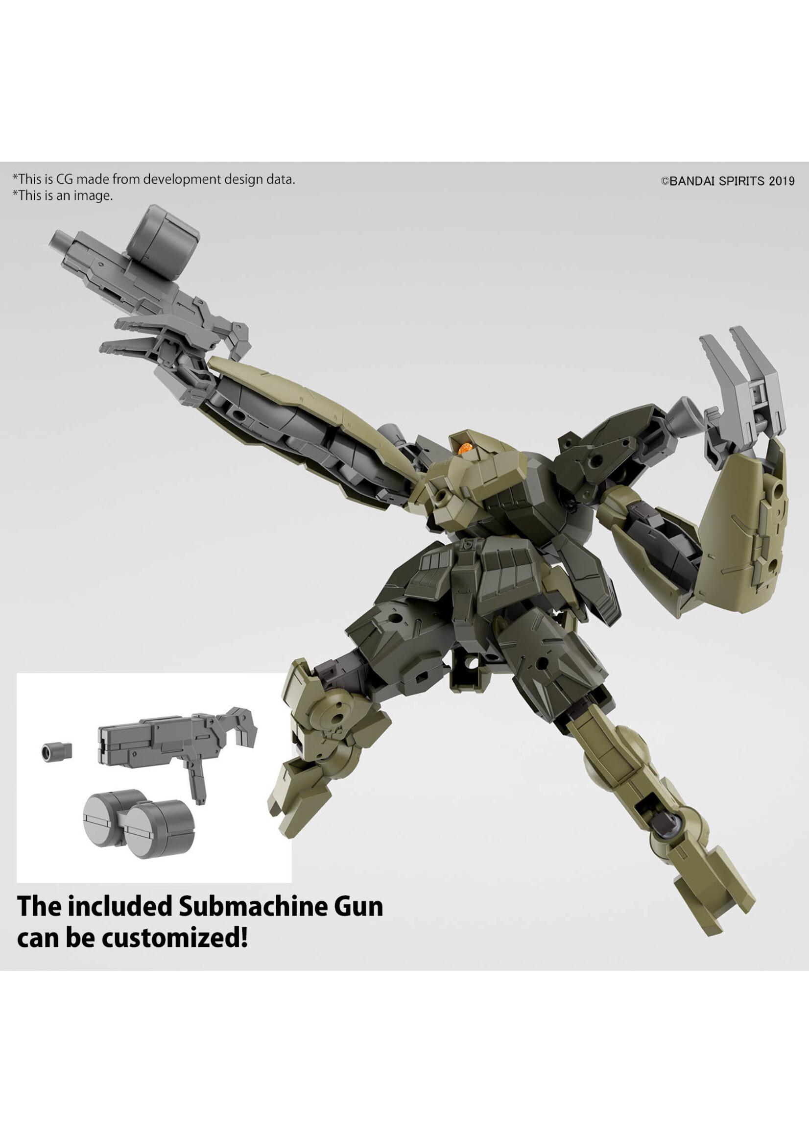 30MM 62 BEXM-29 GARDONOVA GREEN 1/144 MDL KIT