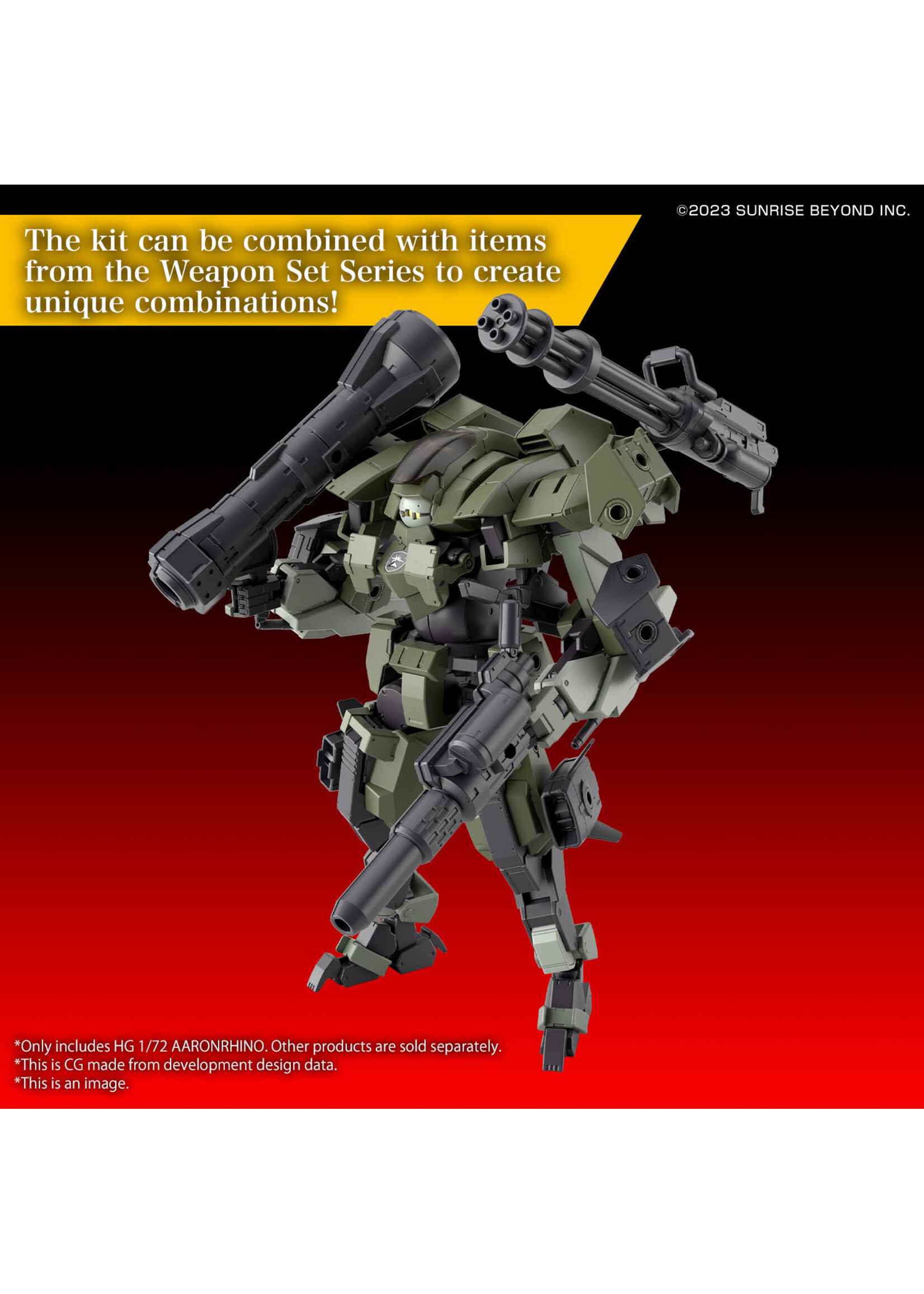 AMAIM WARRIOR OF THE BORDERLINE 20 AARONRHINO 1/72 MDL KIT