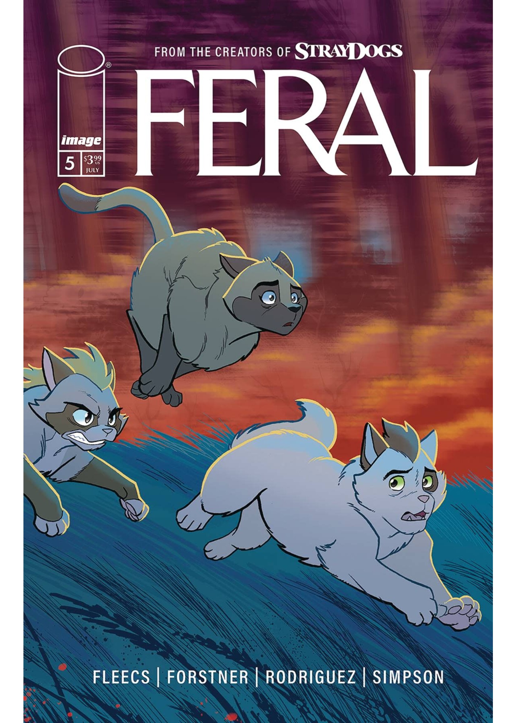 . FERAL (2024) #5 CVR A FORSTNER FLEECS FORSTNER