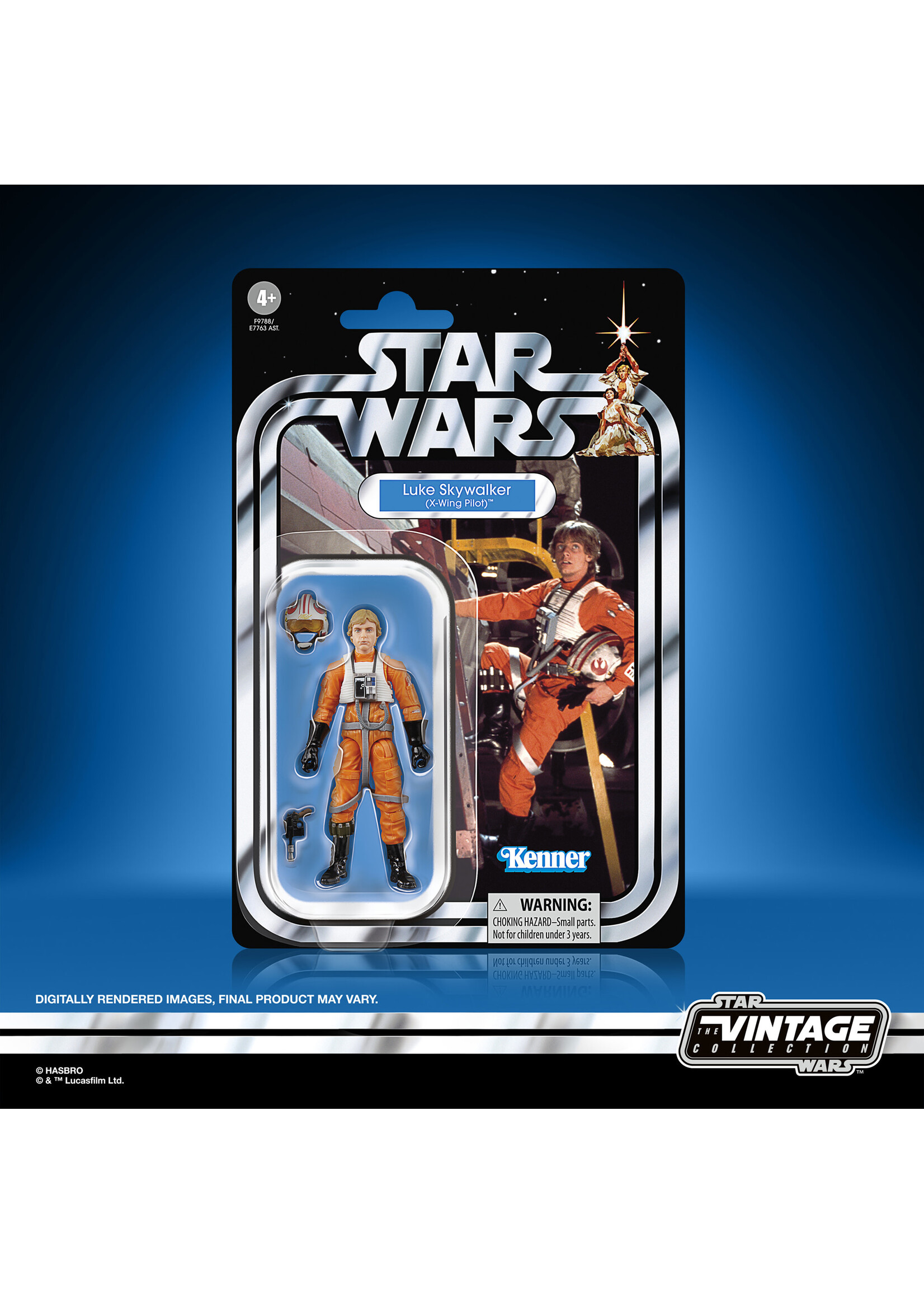 STAR WARS VINTAGE 3-3/4IN LUKE X-WING PILOT AF