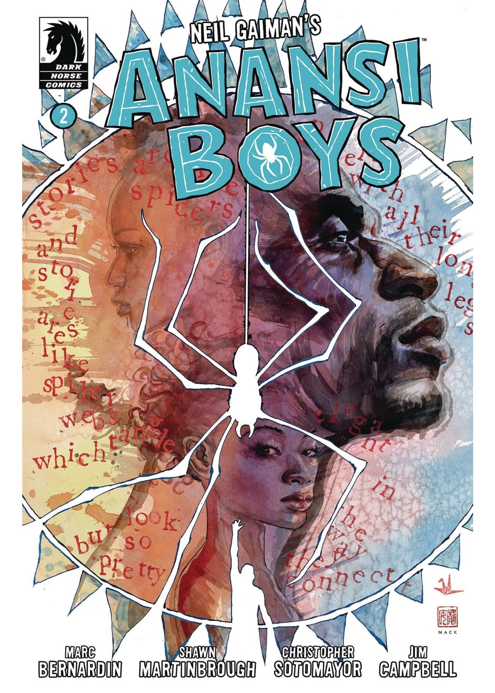 DARK HORSE ANANSI BOYS I #2 CVR A MACK