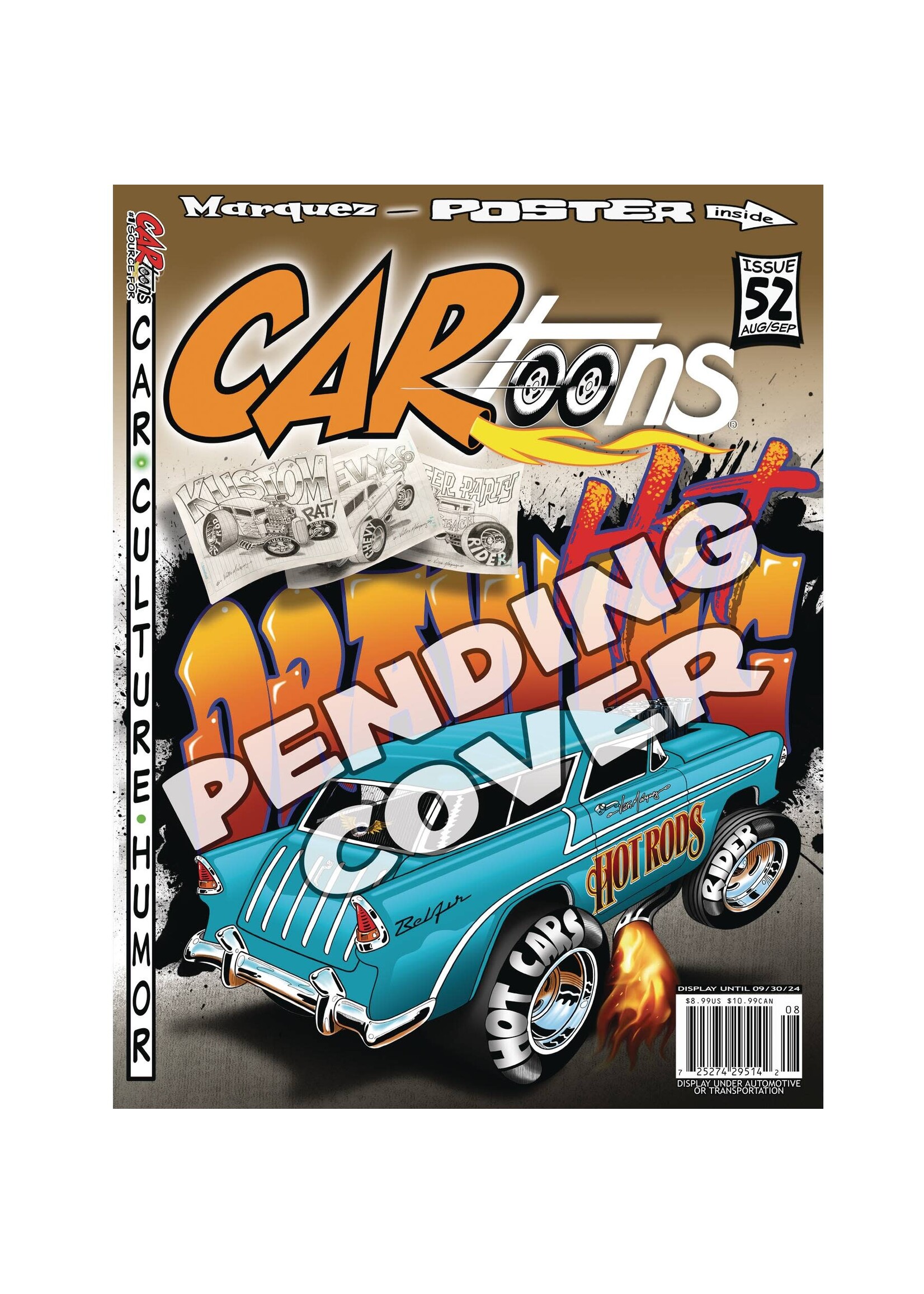 PICTURE ESQUE PUBLISHING CARTOONS MAGAZINE #52 ALL CAR CULTURES