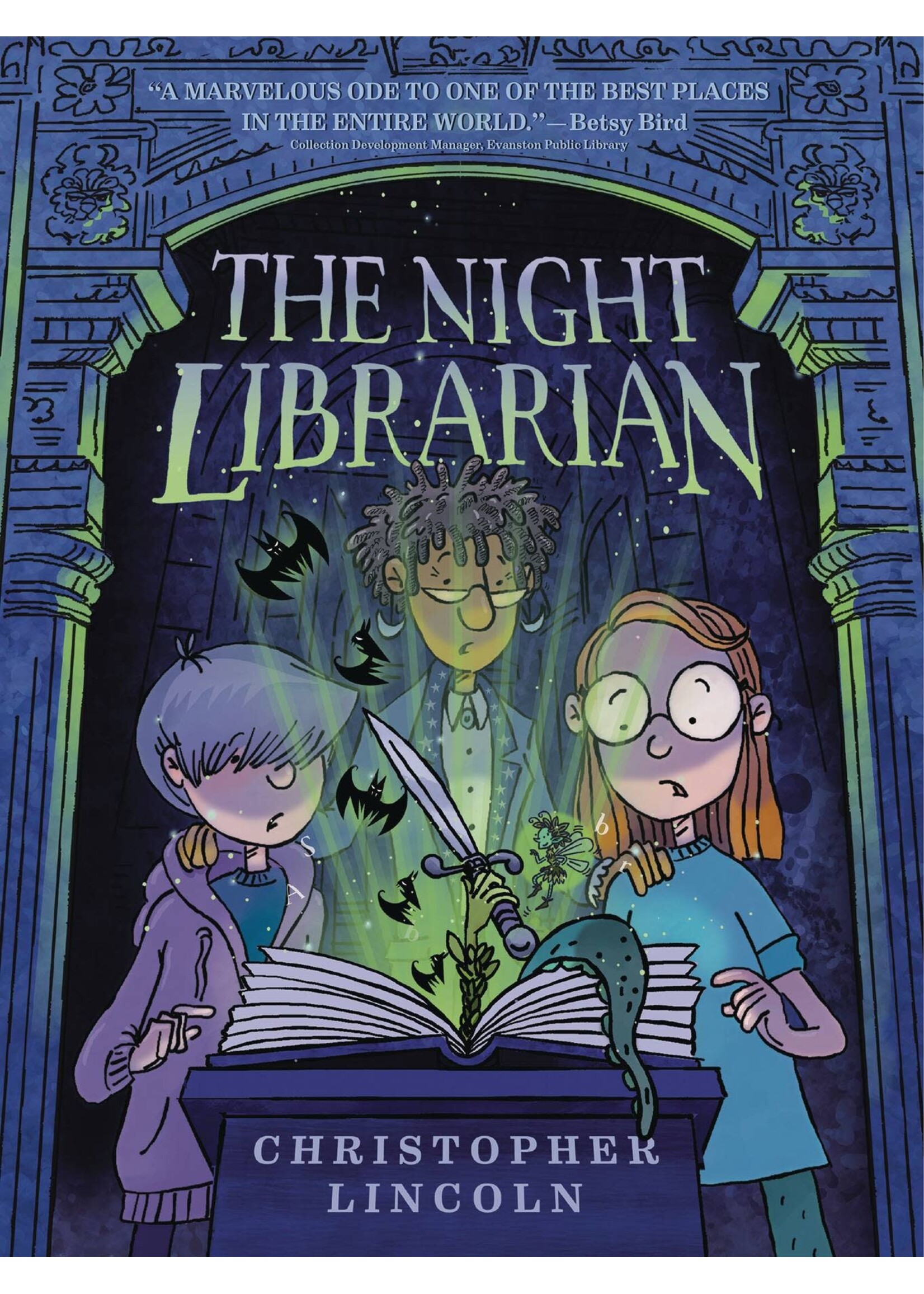 DIAL BOOKS NIGHT LIBRARIAN GN