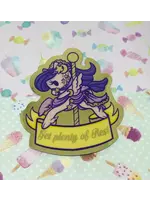 SHARKNDONUTS Care-ousal Gold Chrome stickers Get Plenty of Rest