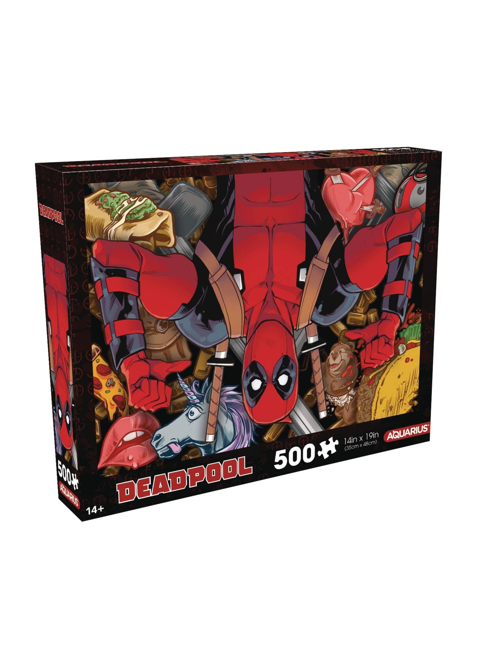 DEADPOOL COLLAGE 500PC PUZZLE