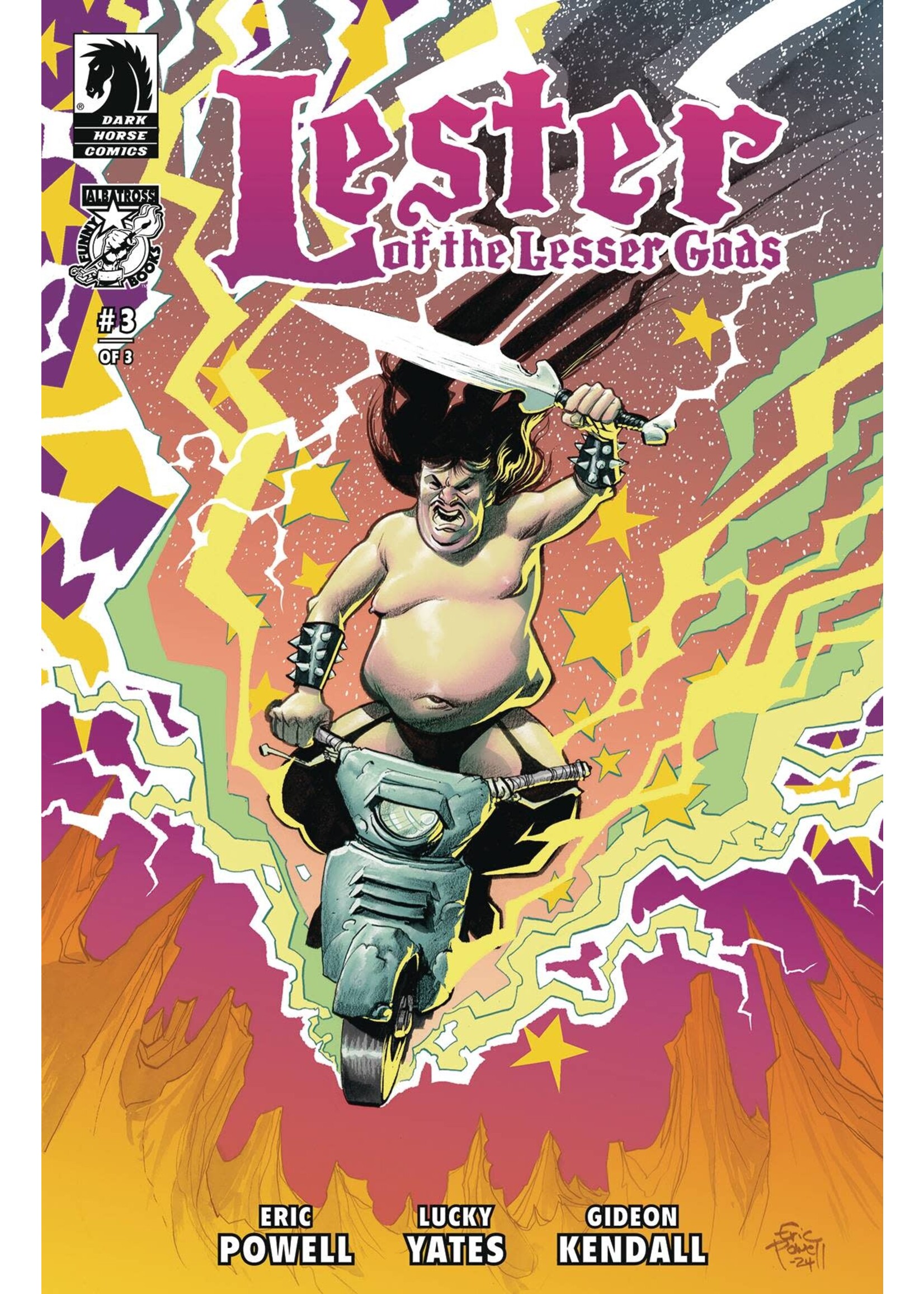 DARK HORSE LESTER OF LESSER GODS #3 CVR B POWELL