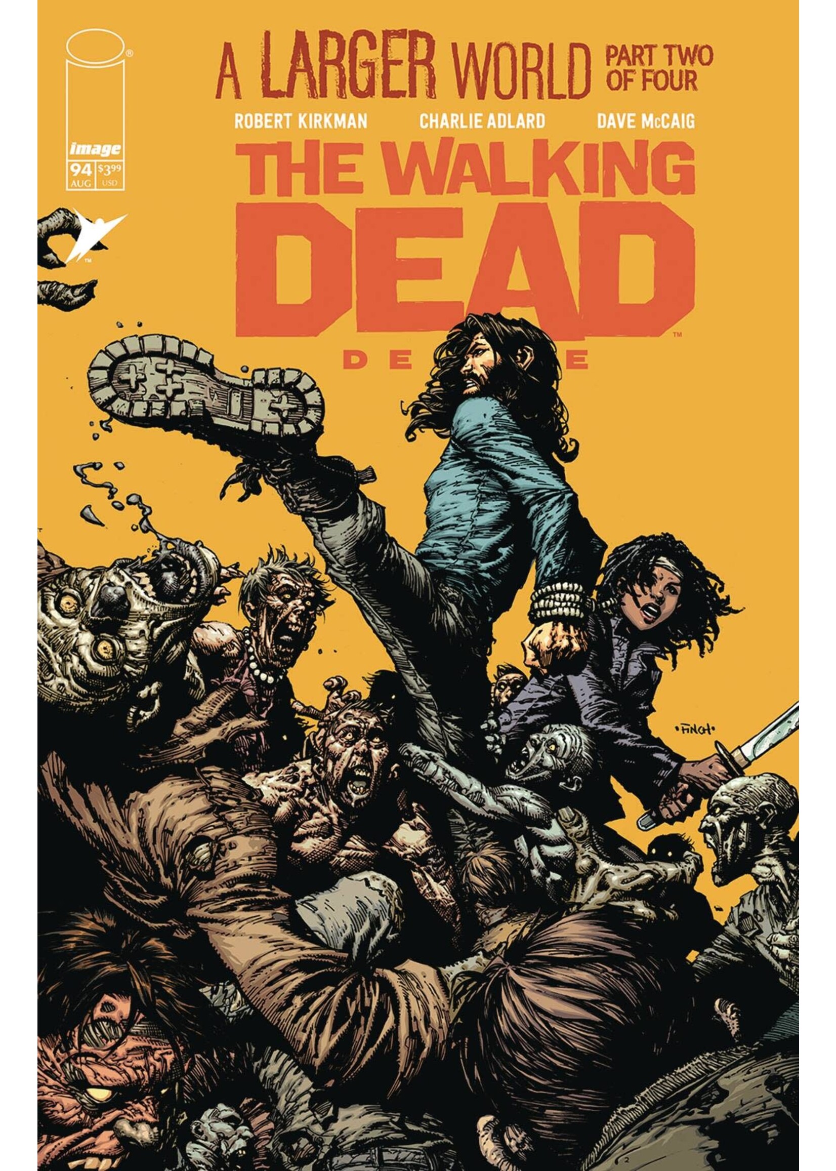 . WALKING DEAD DLX #94 CVR A FINCH & MCCAIG (MR)