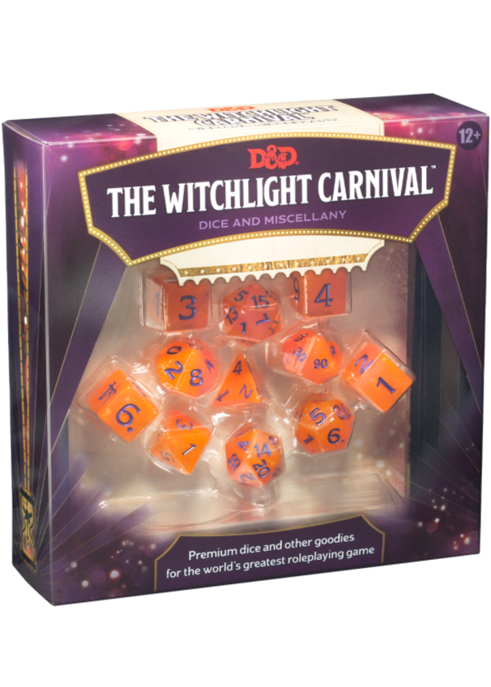 . D&D RPG WITCHLIGHT CARNIVAL DICE SET