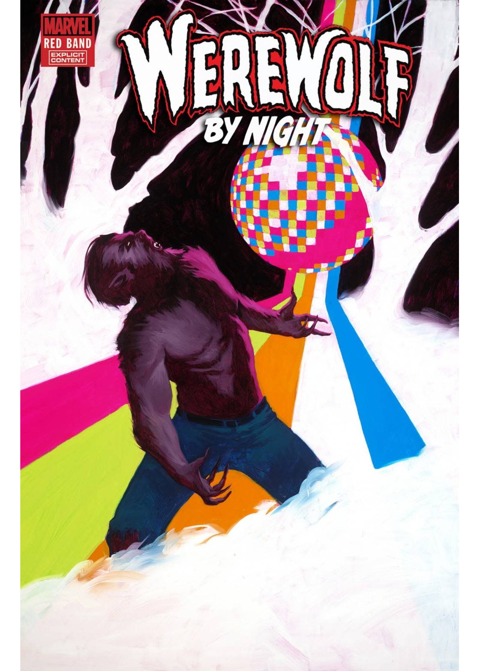 MARVEL COMICS WEREWOLF BY NIGHT RED BAND (2024) #1 WILSON DISCO DAZZLER VARIANT [POLYBAGGED]