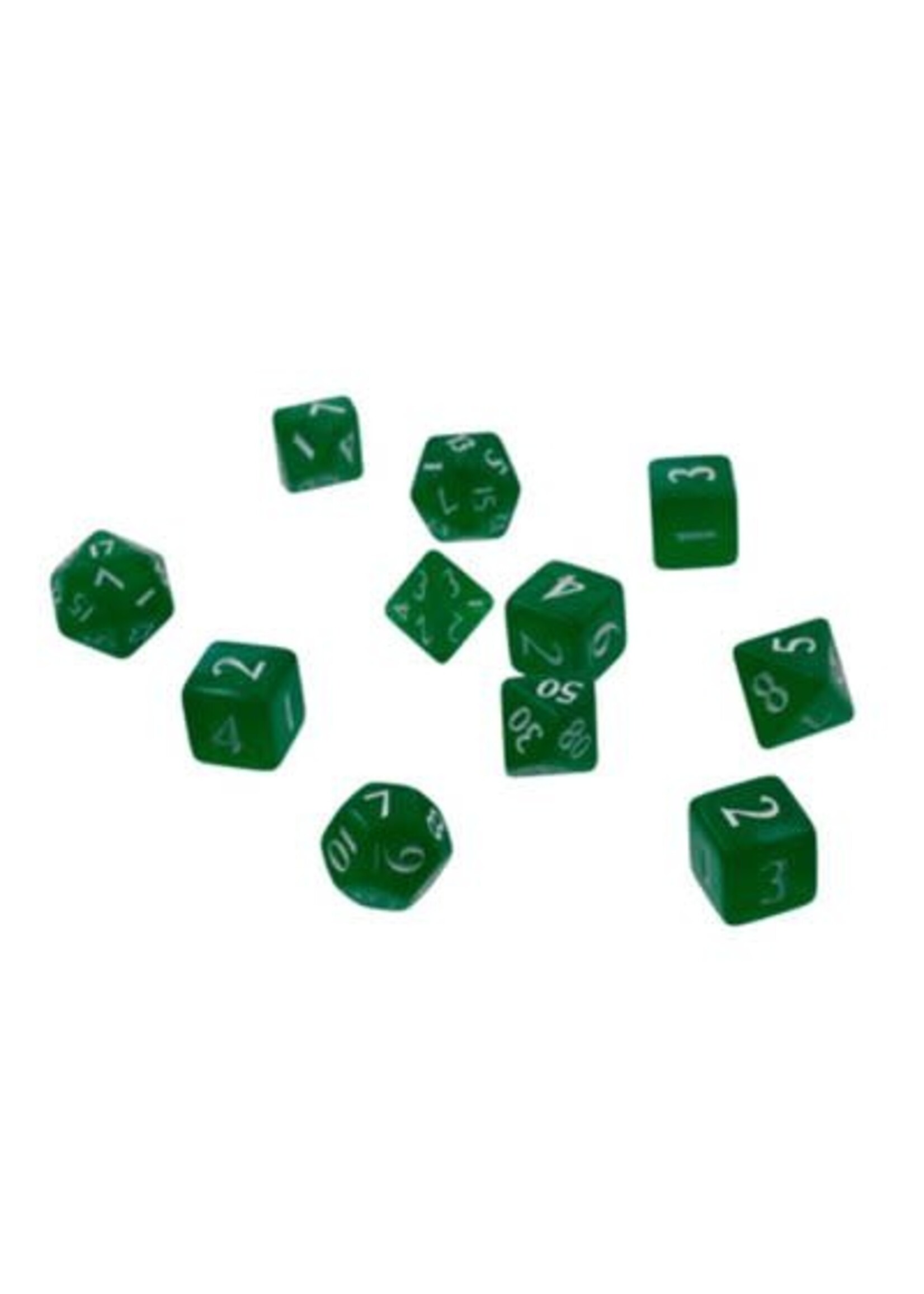 DICE ECLIPSE 11 RPG DICE SET FOREST GREEN (11PC)