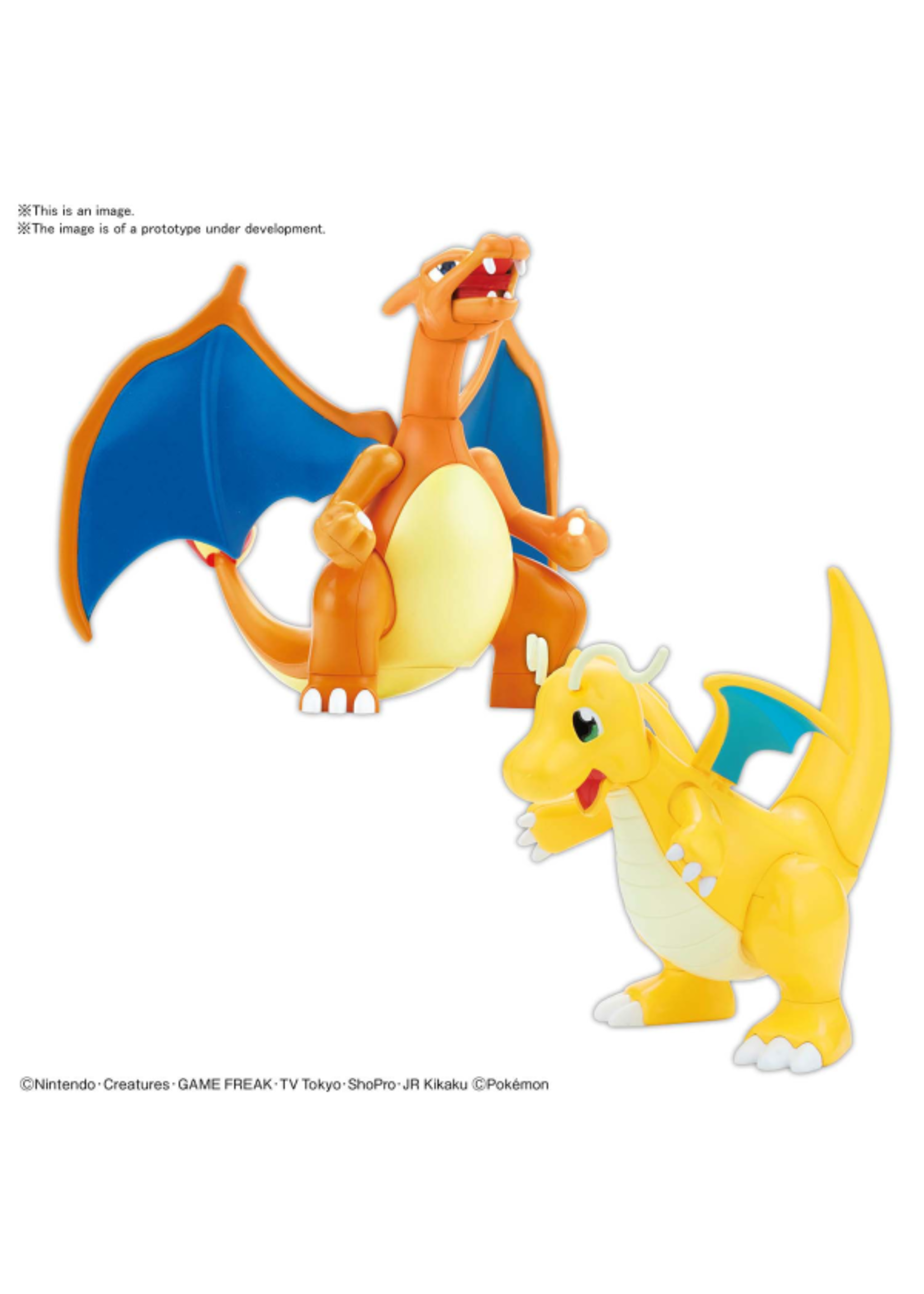 ABRAMS POKEMON CHARIZARD & DRAGONITE MODEL KIT