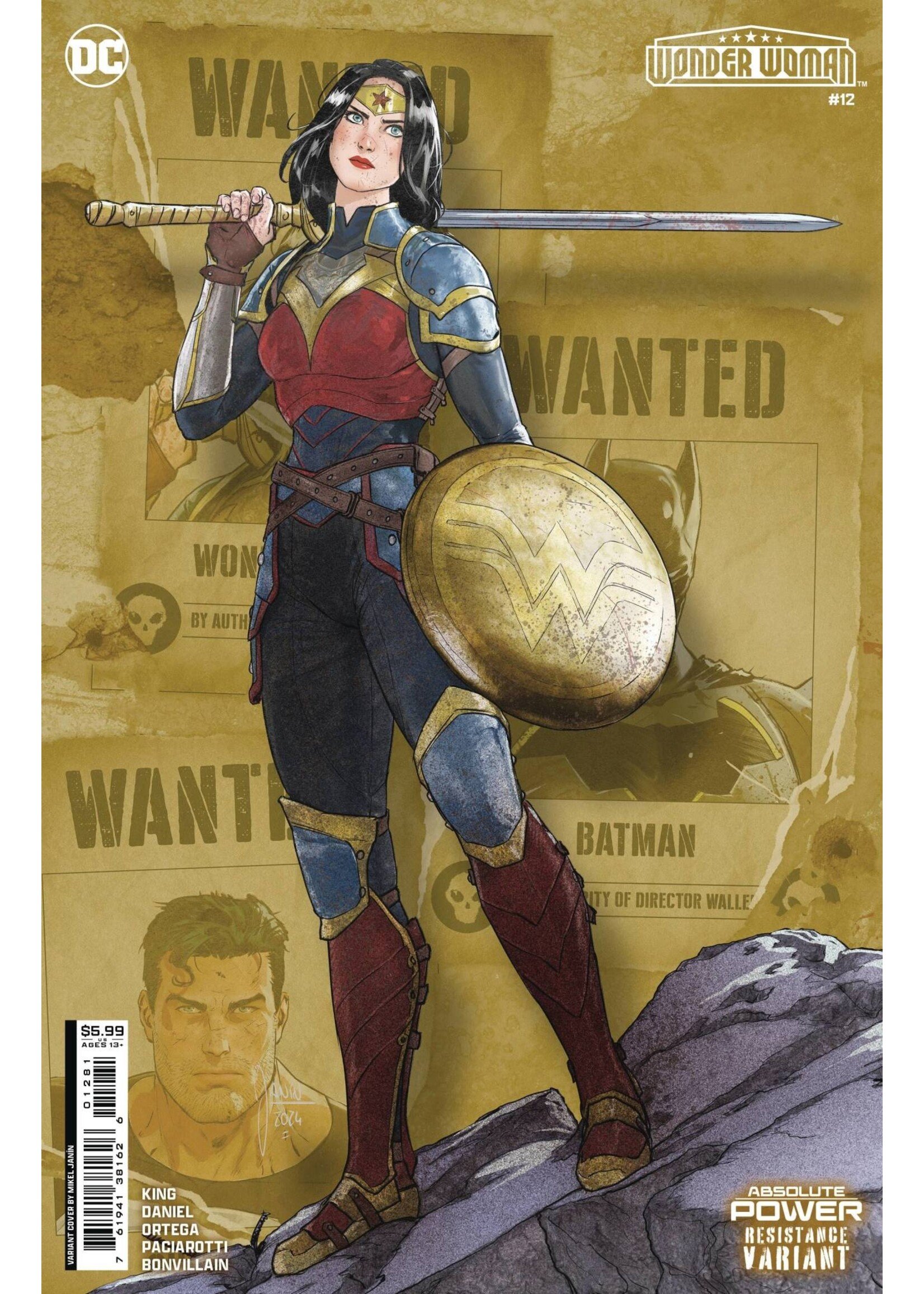 DC COMICS WONDER WOMAN (2023) #12 RESISTANCE