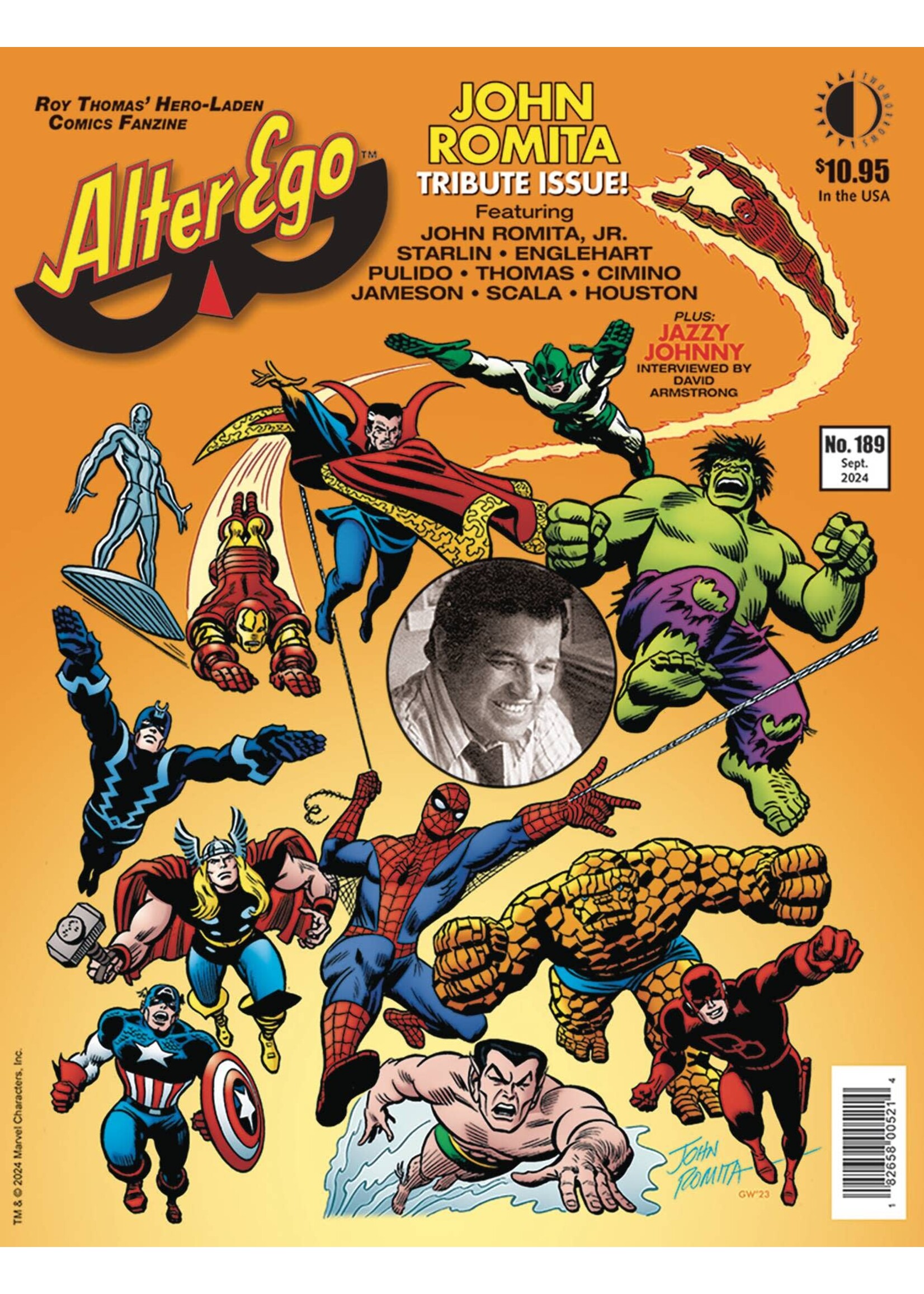 TWOMORROWS ALTER EGO #189 JOHN ROMITA SR TRIBUTE ISSUE