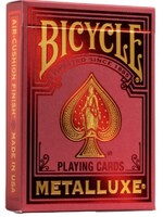 BICYCLE METALLUXE HOLIDAY RED