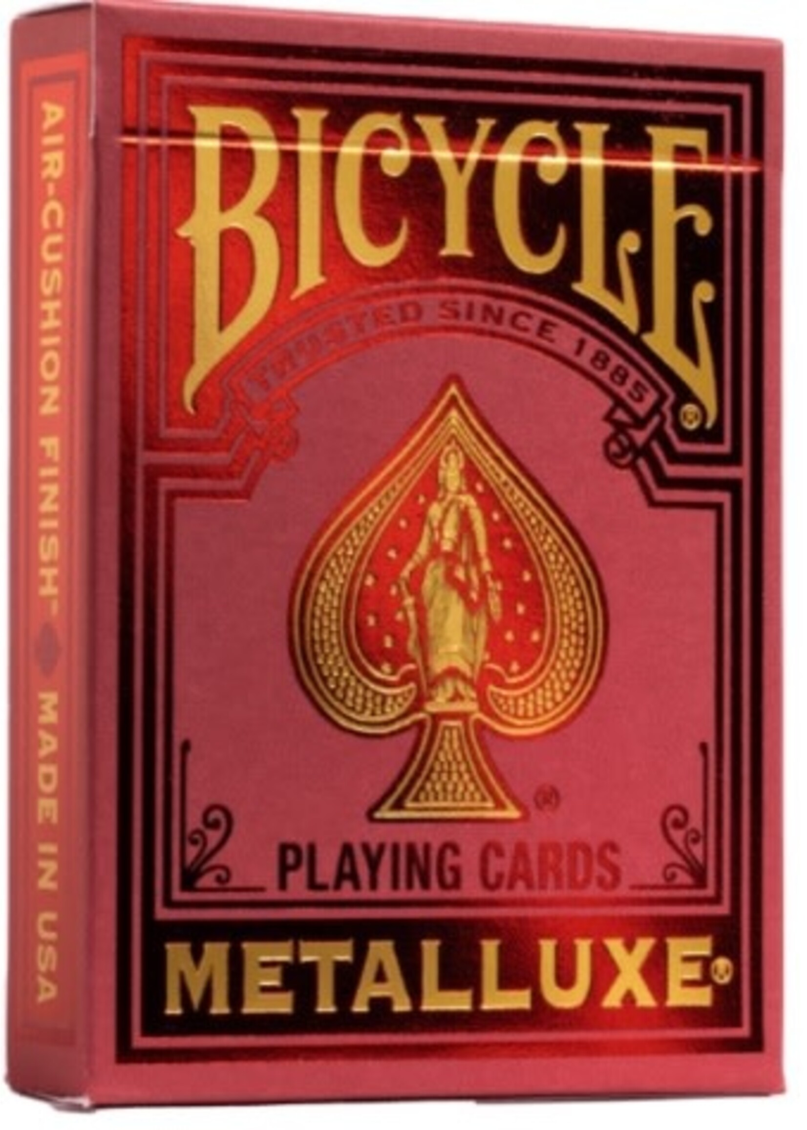 BICYCLE METALLUXE HOLIDAY RED