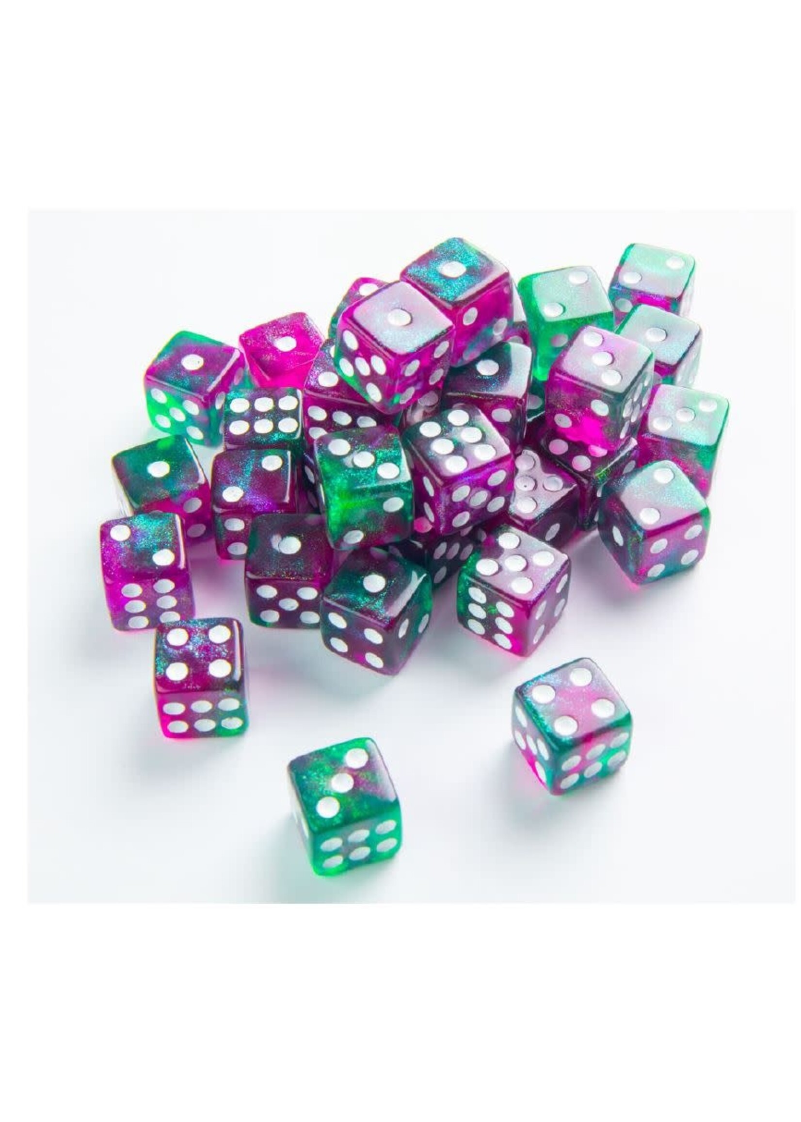 GALAXY SERIES AURORA D6 DICE SET 12 MM (36 PCS)