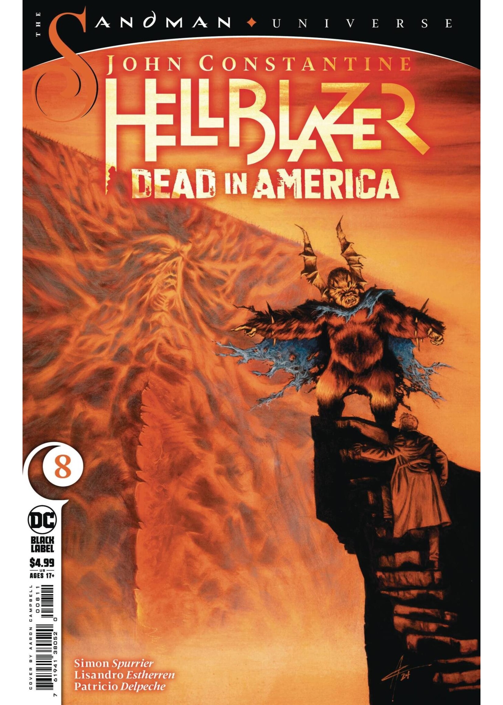 DC COMICS HELLBLAZER DEAD IN AMERICA (2023) #8