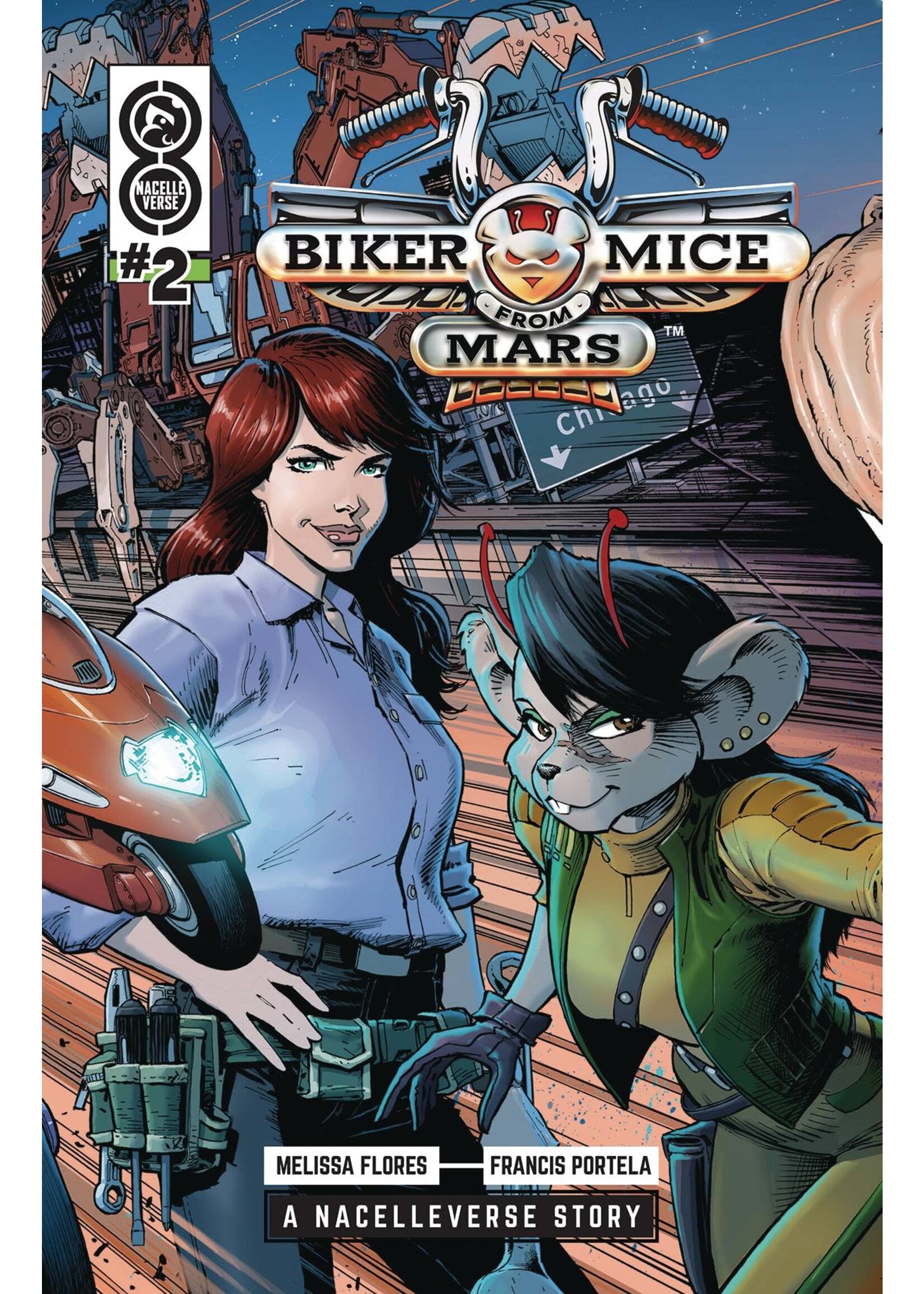 ONI PRESS INC. BIKER MICE FROM MARS #2 (OF 3) CVR A WEAVER