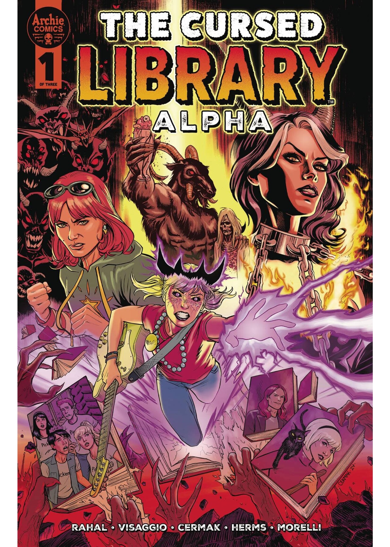 ARCHIE COMIC PUBLICATIONS CURSED LIBRARY ALPHA #1 CVR A CRAIG CERMAK