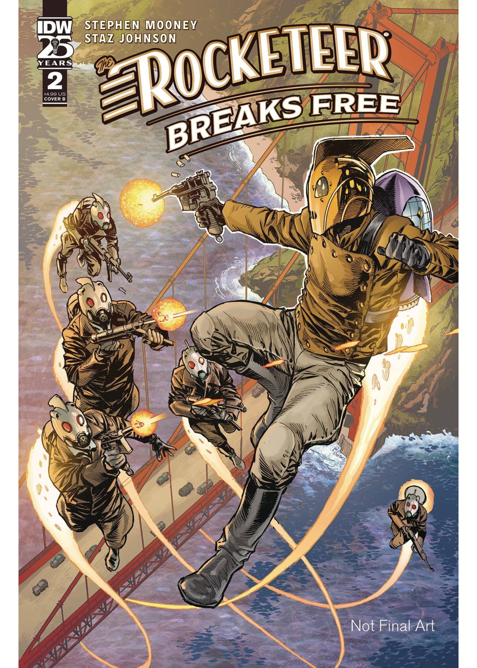 IDW PUBLISHING ROCKETEER BREAKS FREE #2 CVR B JOHNSON