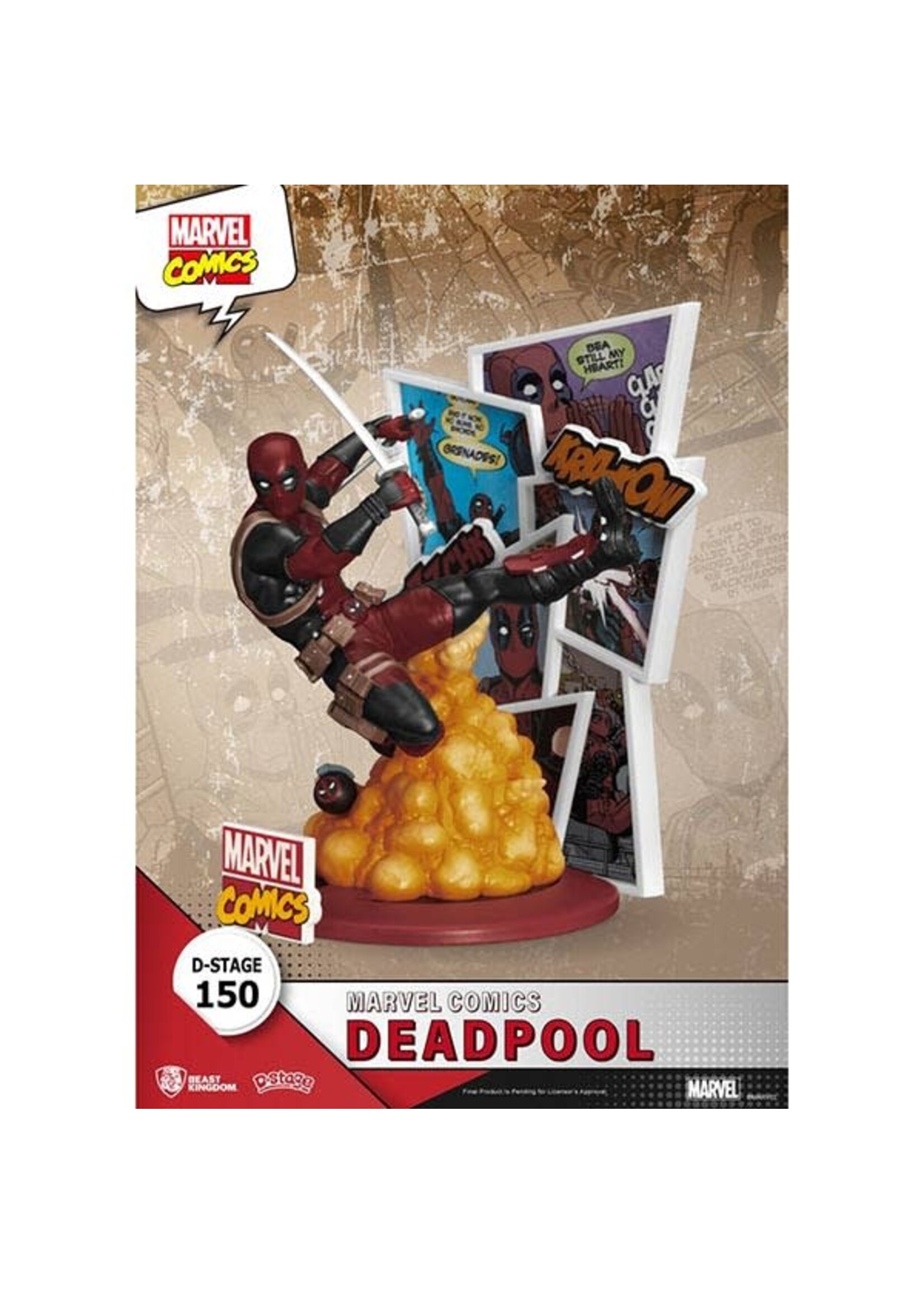 SDCC 2024 MARVEL COMICS DS-150 DEADPOOL D-STAGE PX STATUE