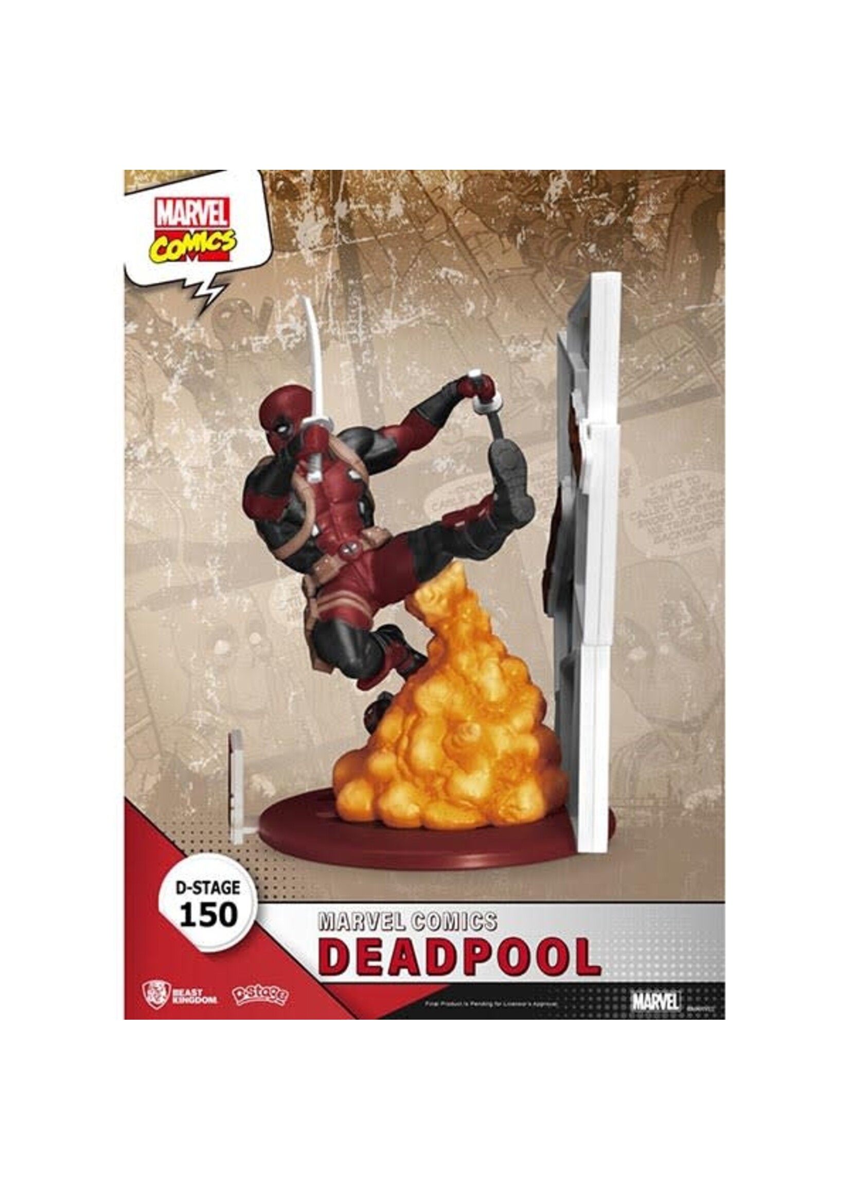 SDCC 2024 MARVEL COMICS DS-150 DEADPOOL D-STAGE PX STATUE