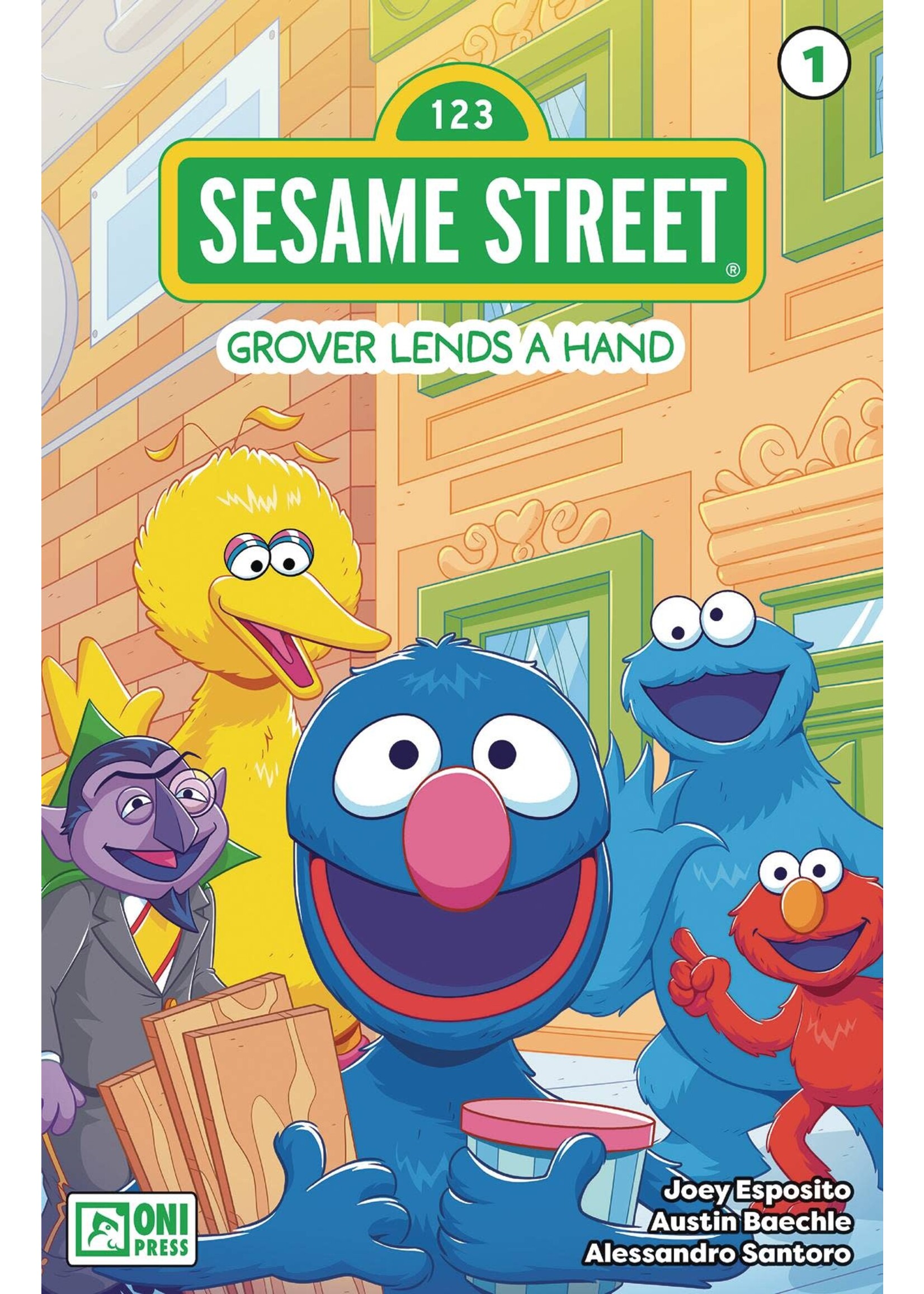 ONI PRESS INC. SESAME STREET #1 CVR A BAECHLE