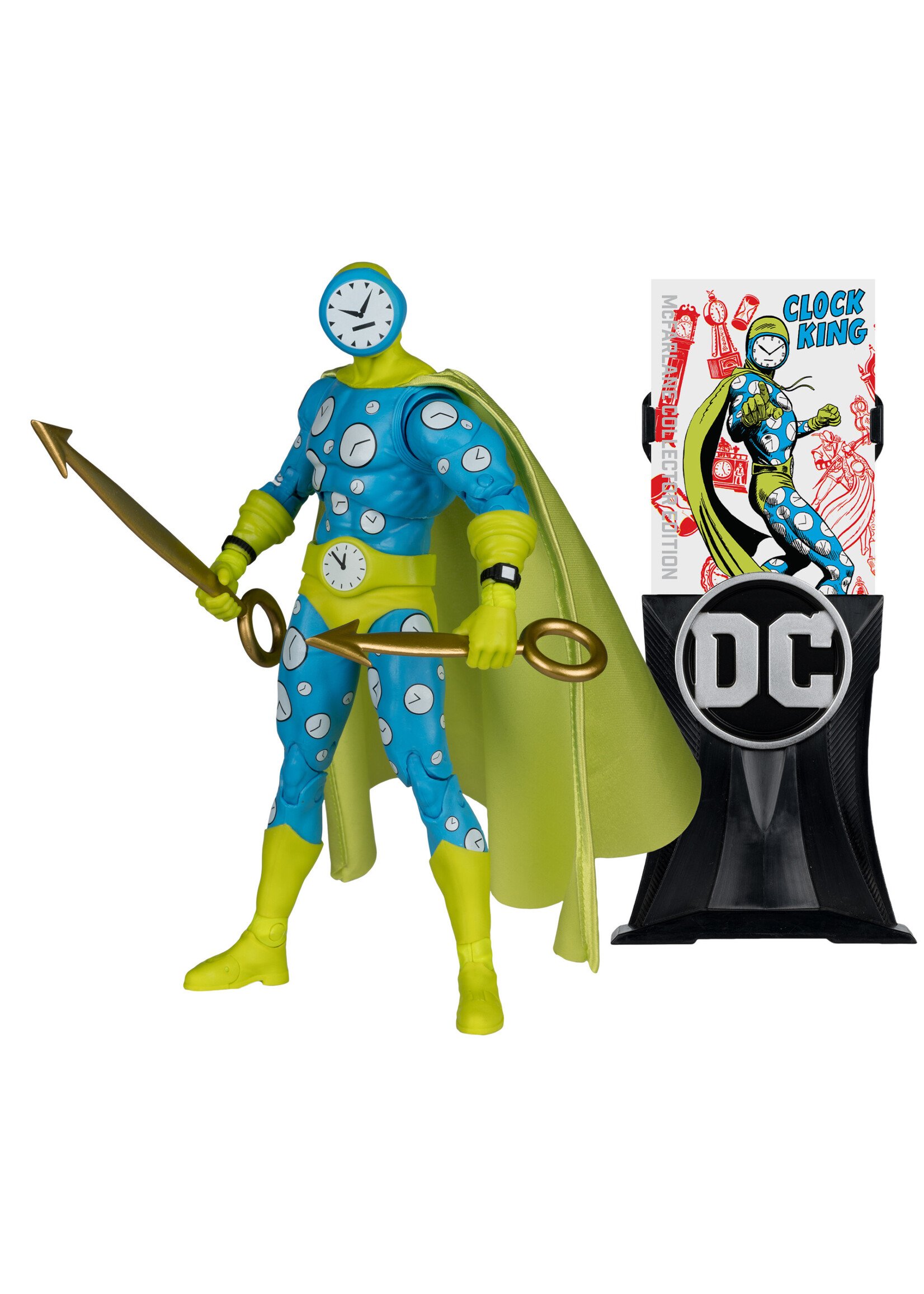 DC MCFARLANE COLLECTOR EDITION 7" WV6 - #18 CLOCK KING