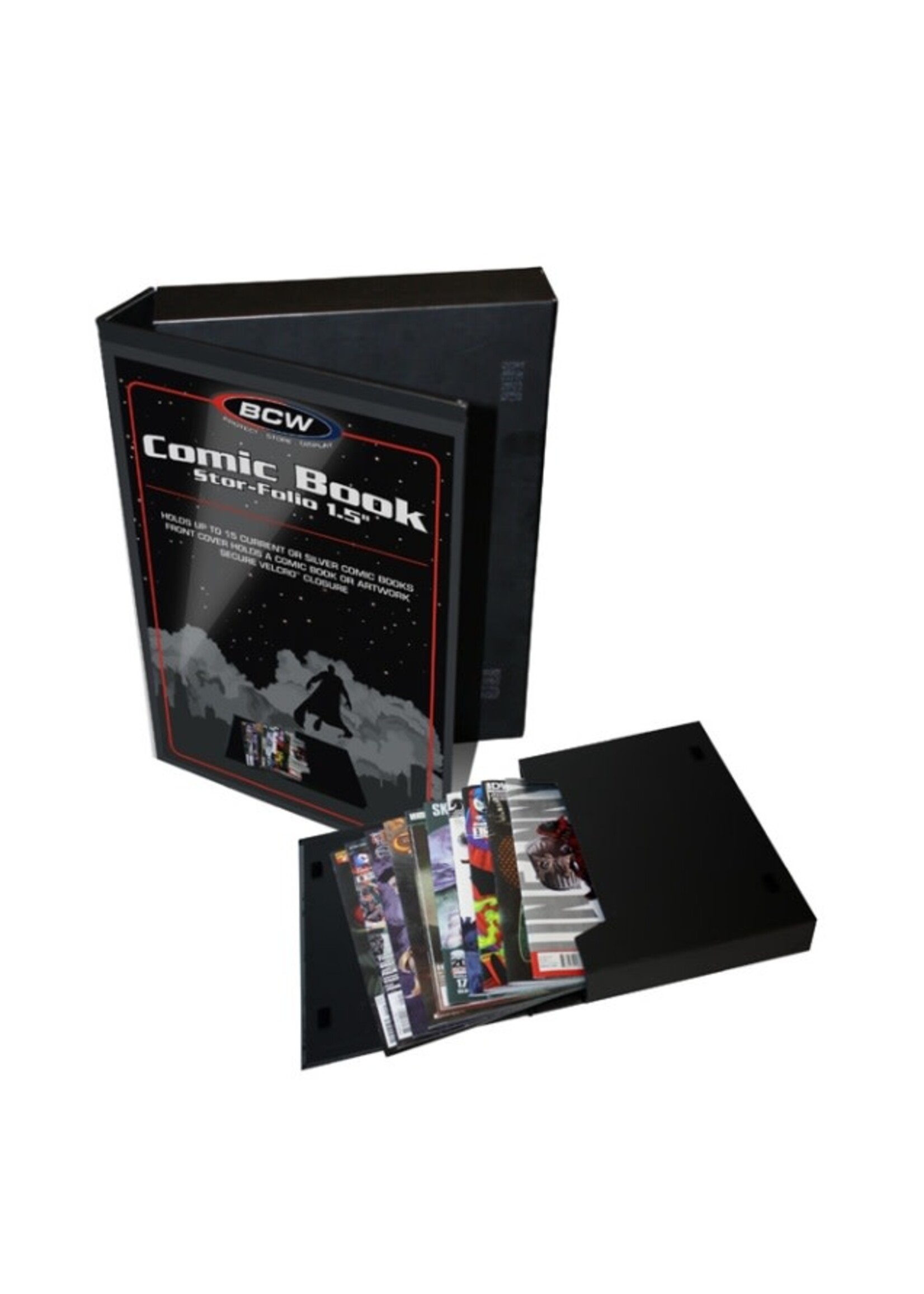 . BCW COMIC BOOK STOR-FOLIO BLACK