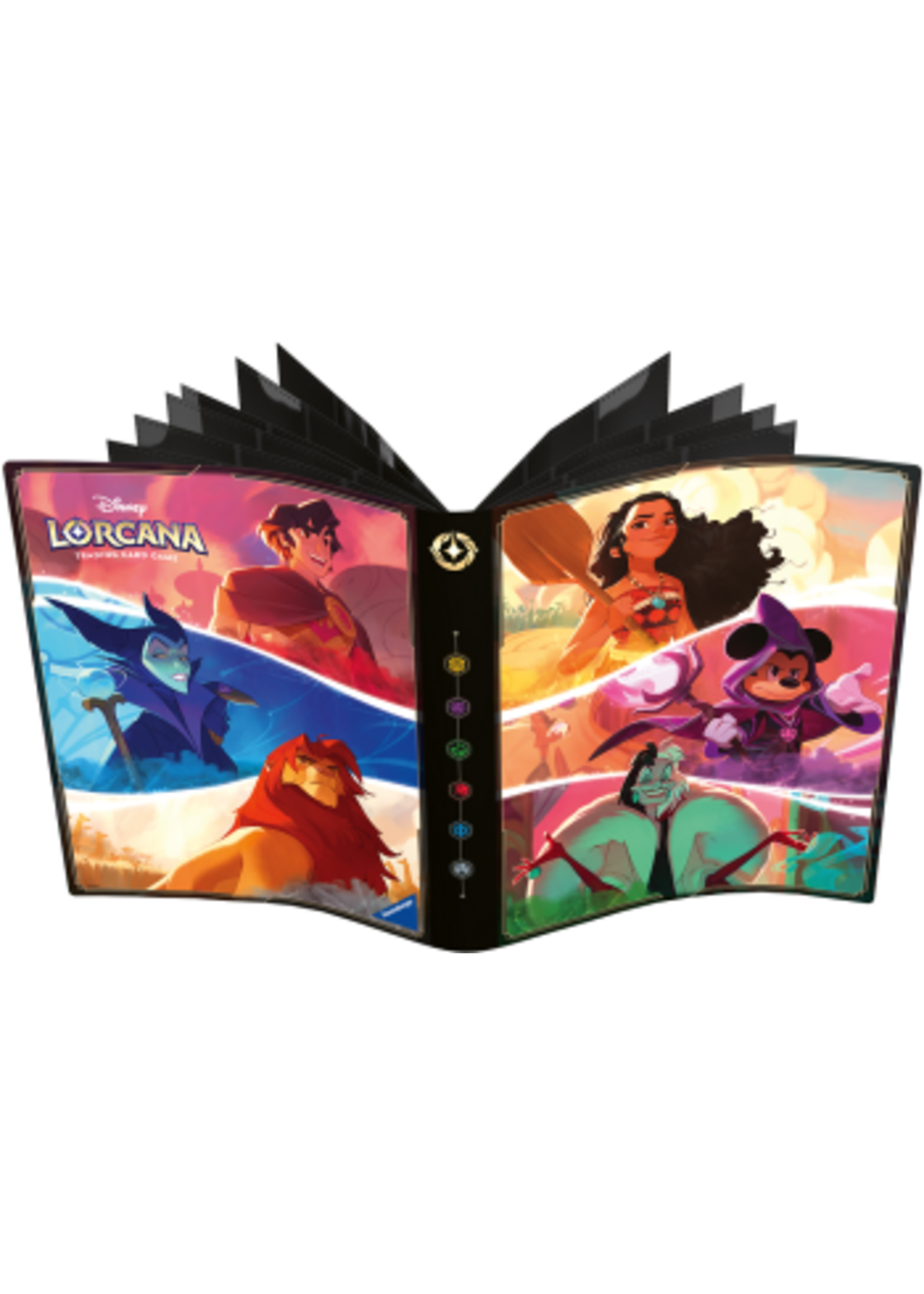 DISNEY LORCANA SET 5 FOLIO A (9 POCKET) MOANA MICKEY CRUELLA