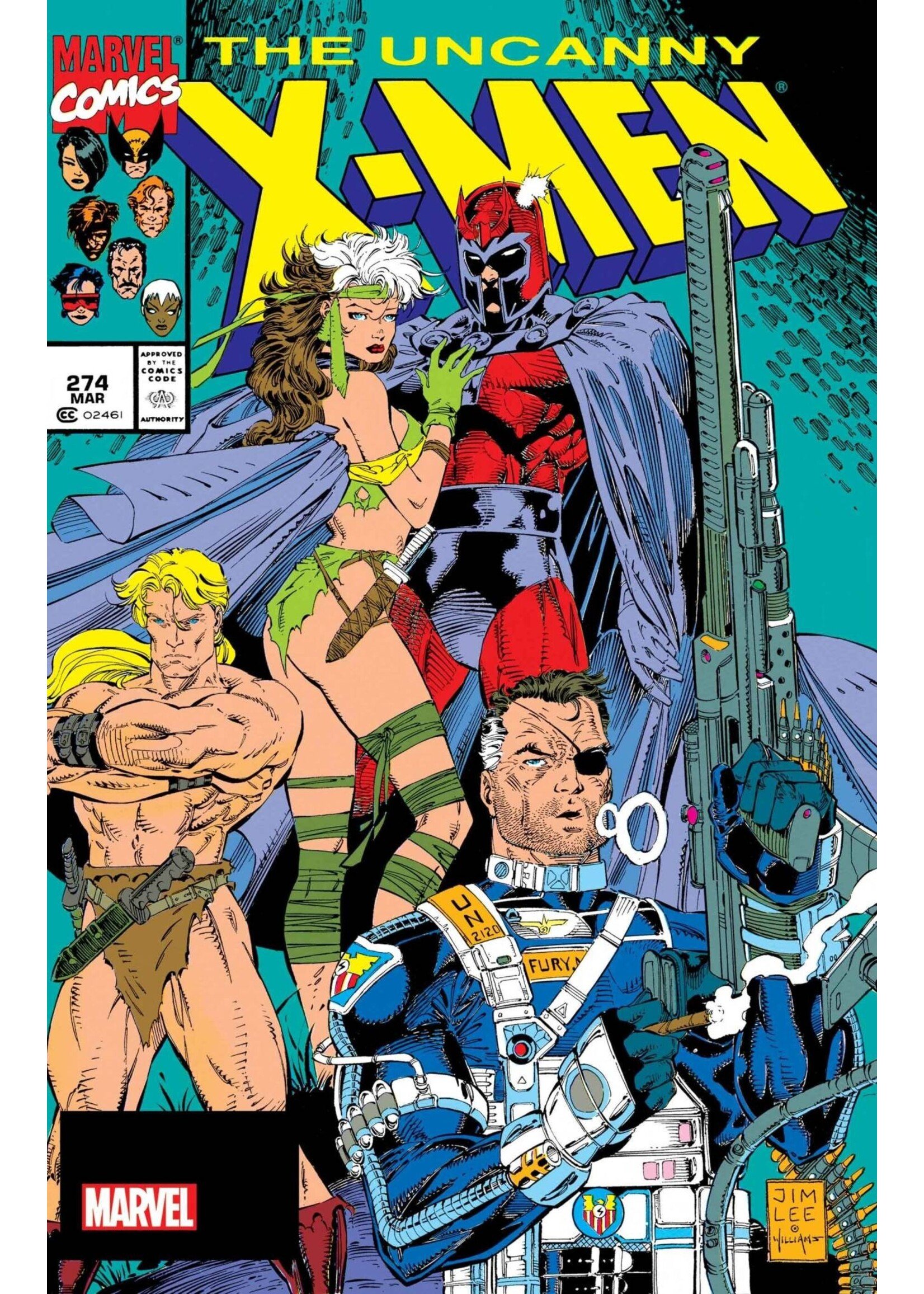 MARVEL COMICS UNCANNY X-MEN #274 FACSIMILE EDITION