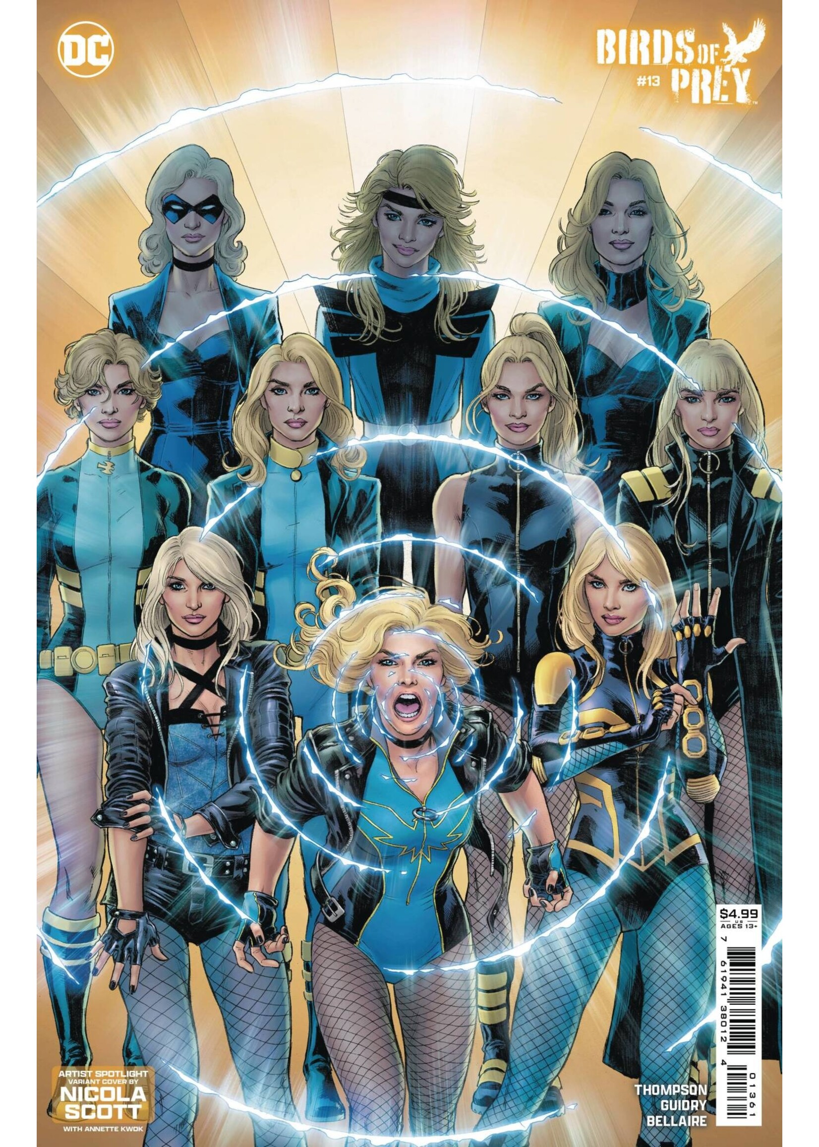 DC COMICS BIRDS OF PREY (2023) #13 SCOTT ARTIST SPOTLIGHT