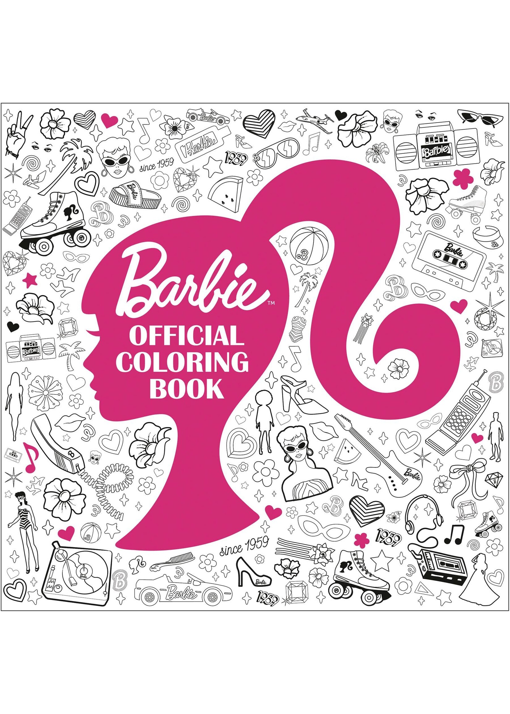 RANDOM HOUSE WORLDS BARBIE OFFICIAL COLORING BOOK SC