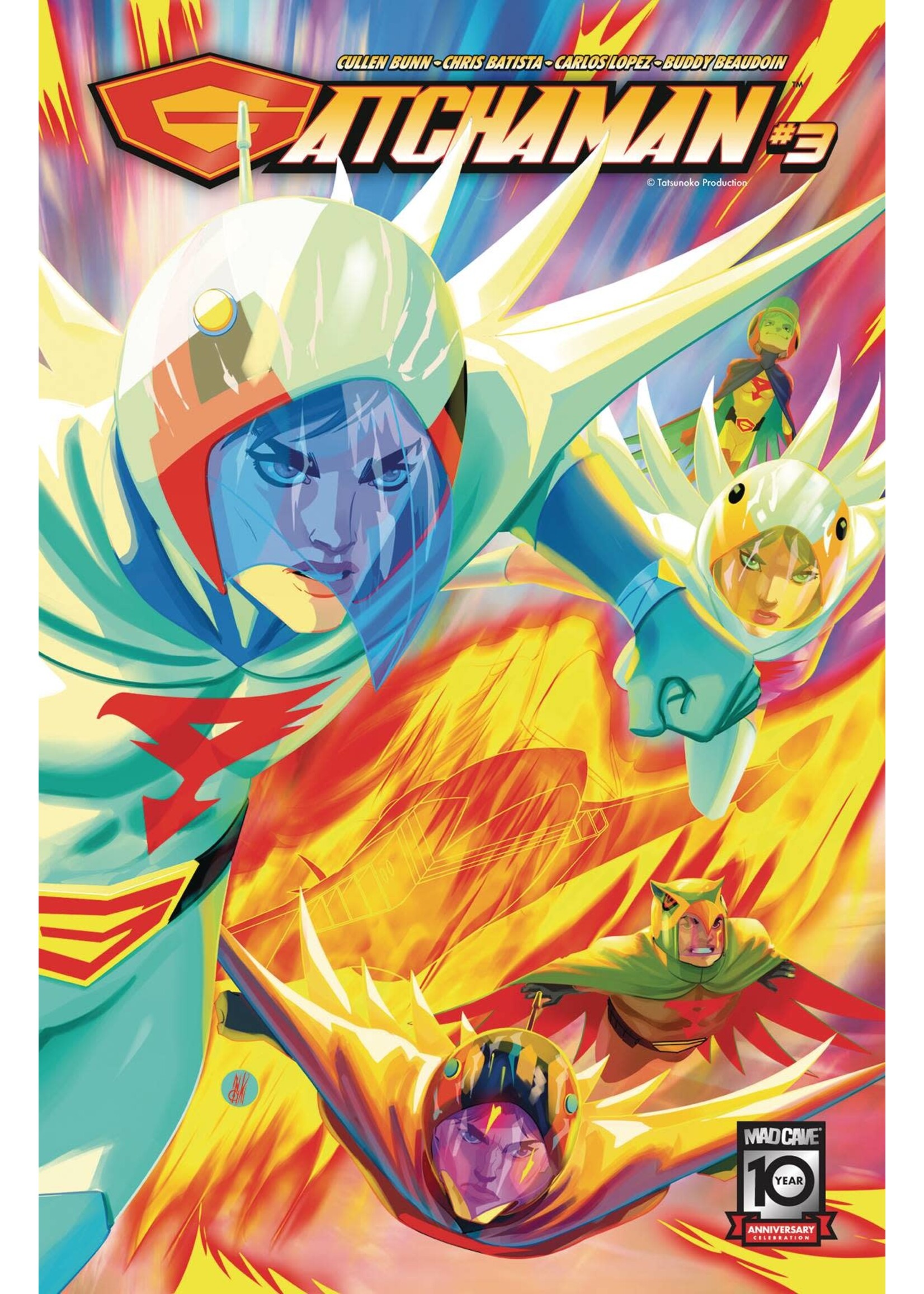 MAD CAVE GATCHAMAN (2024) #3 CVR A INAKI MIRANDA