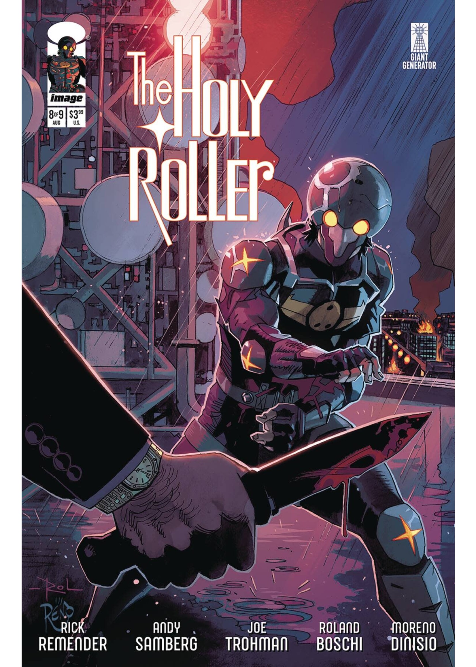 IMAGE COMICS HOLY ROLLER #8 (OF 9) CVR A BOSCHI & DINISIO