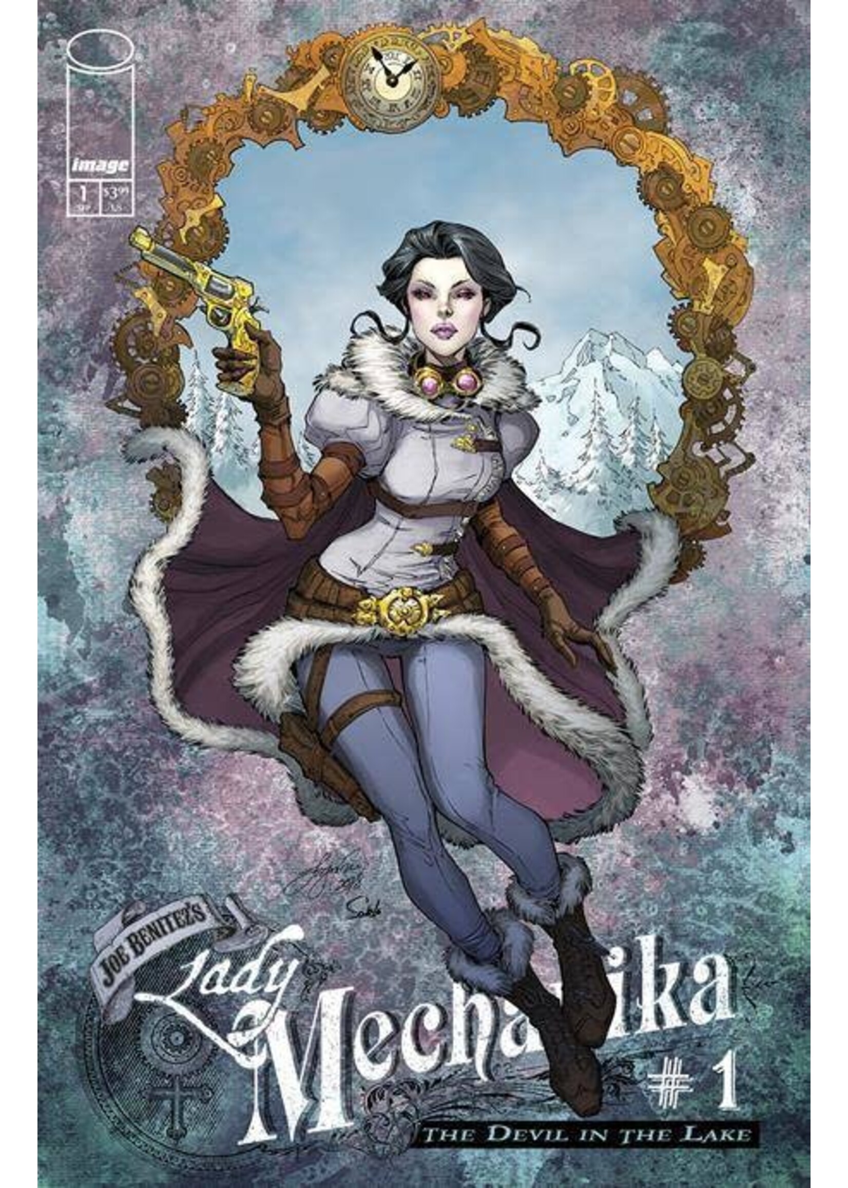 ABRAMS LADY MECHANIKA DEVIL IN THE LAKE #1 (OF 4) CVR B OUM
