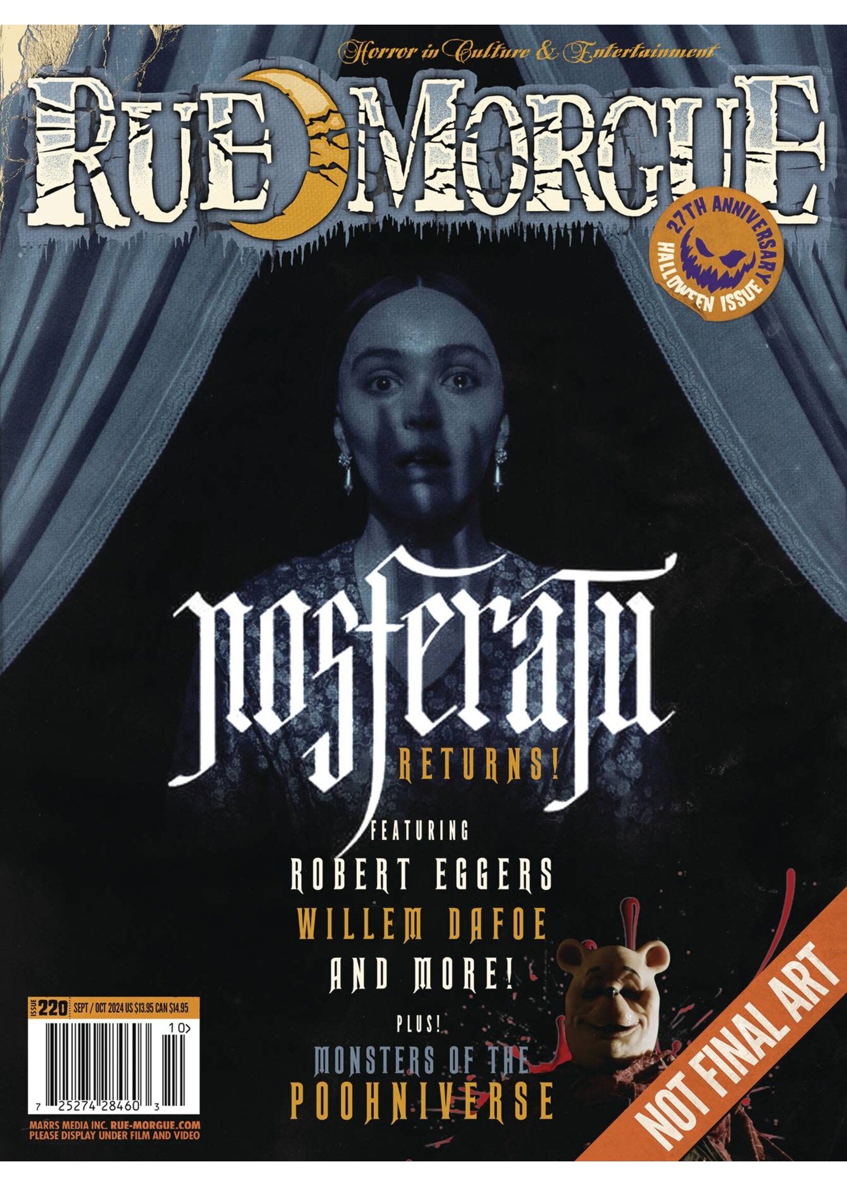 MARRS MEDIA INC RUE MORGUE MAGAZINE #220 (MR)