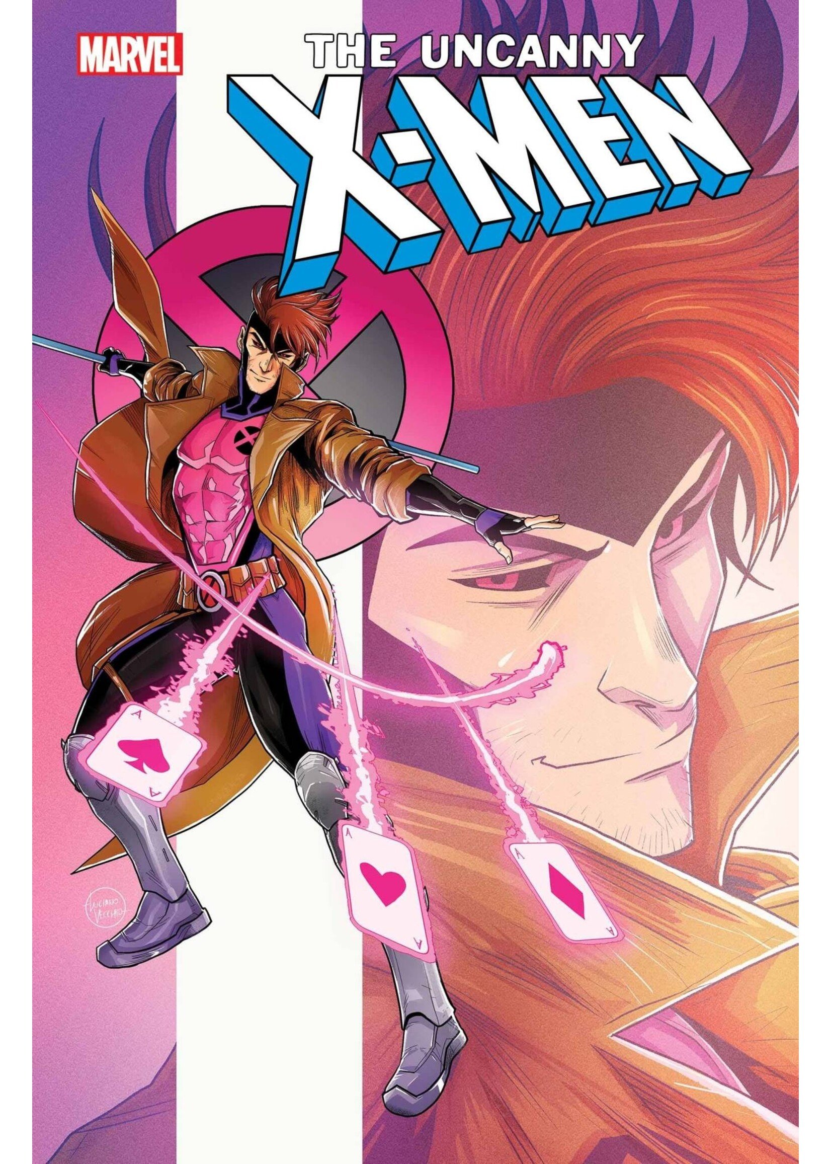 MARVEL COMICS UNCANNY X-MEN (2024) #2 VECCHIO GAMBIT VARIANT