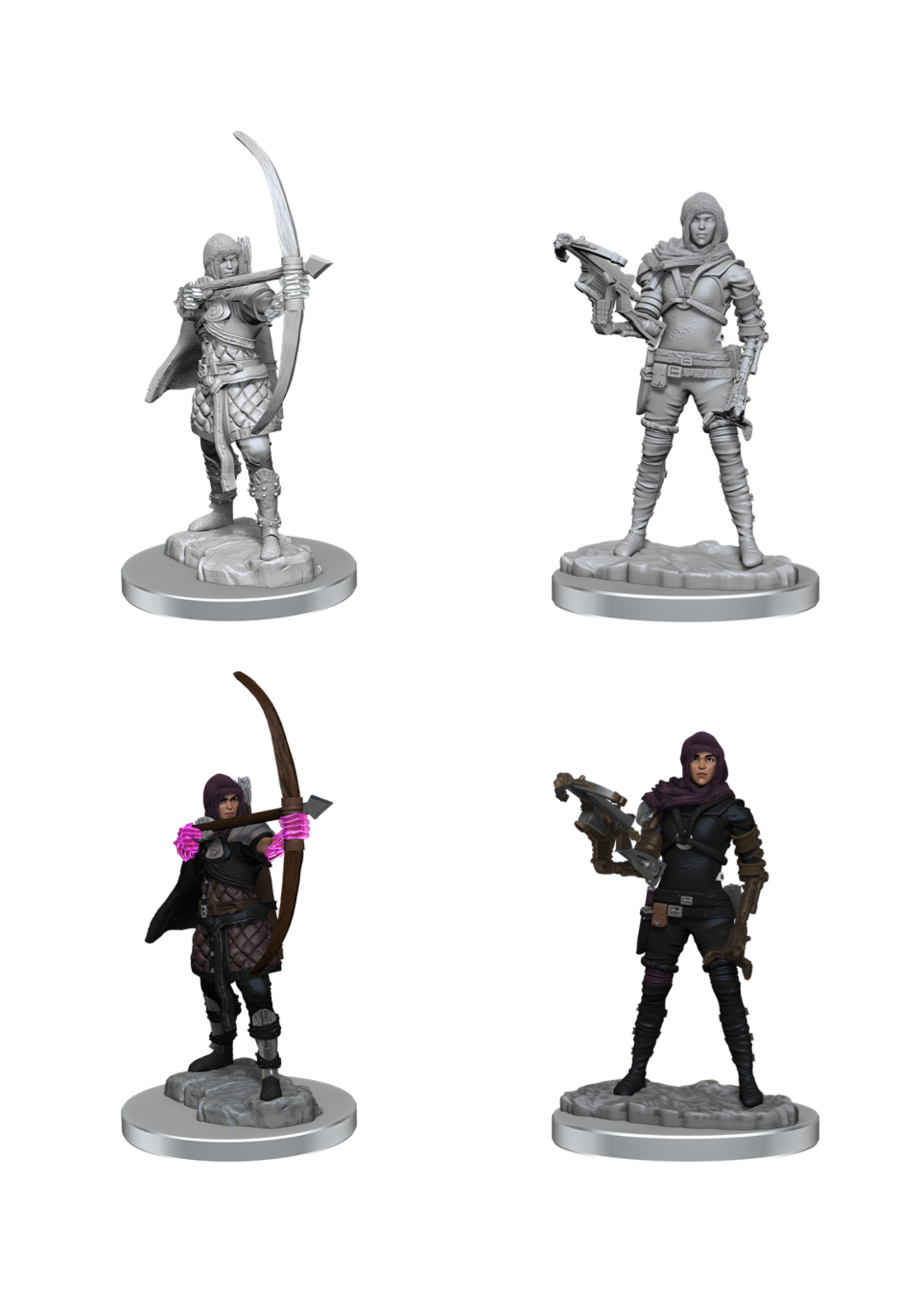 WIZKIDS DND UNPAINTED MINIS WV20 HUMAN ROGUE